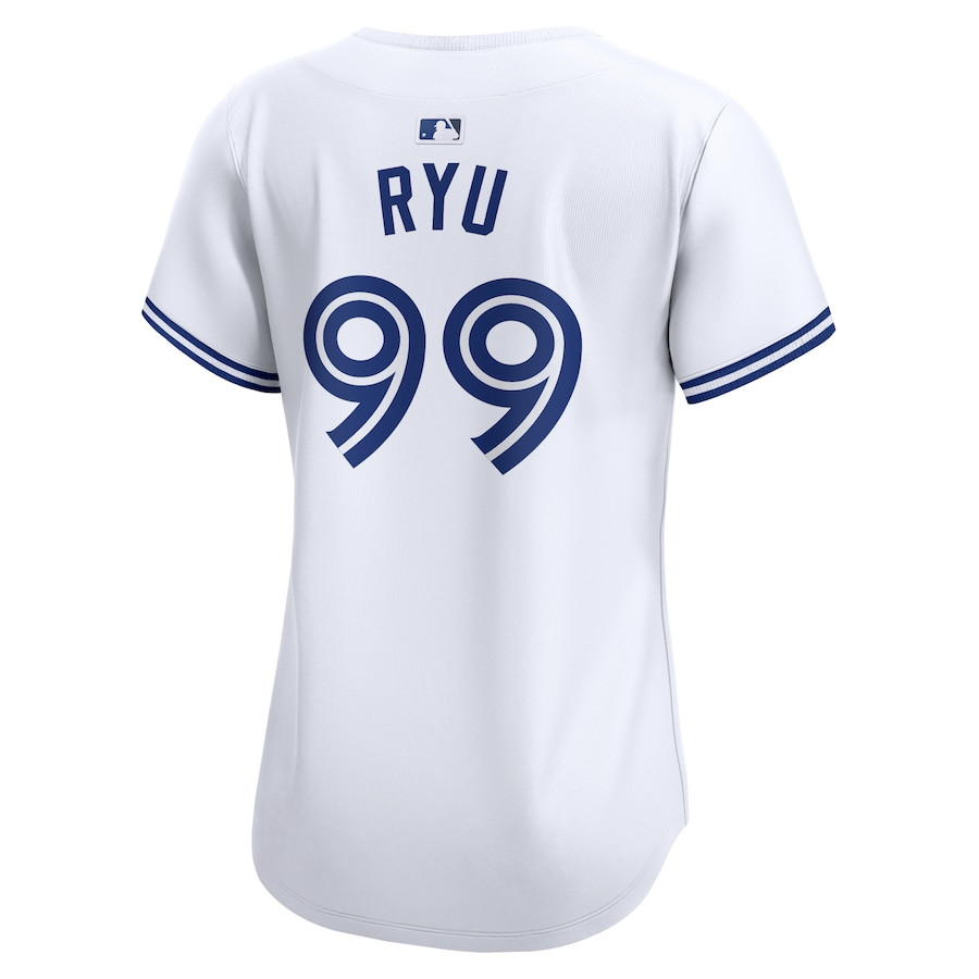Hyun Jin Ryu 99 Toronto Blue Jays Home Limited Player White MLB Jersey Women's