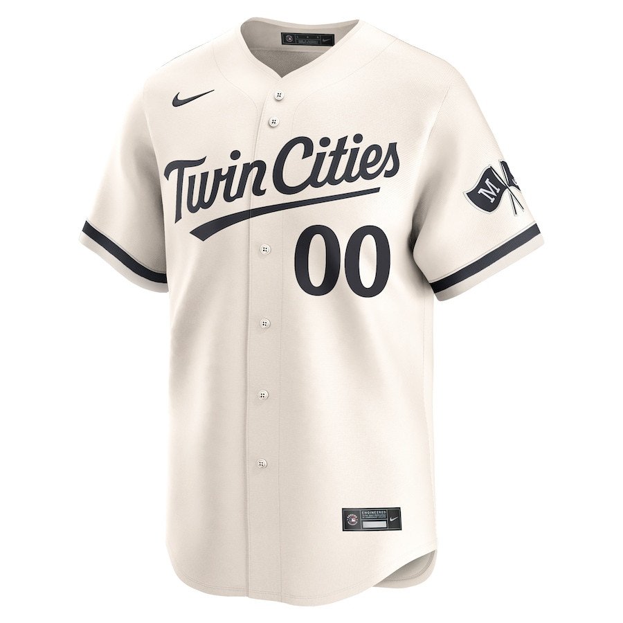 Minnesota Twins Alternate Limited Custom Cream MLB Jersey Men's