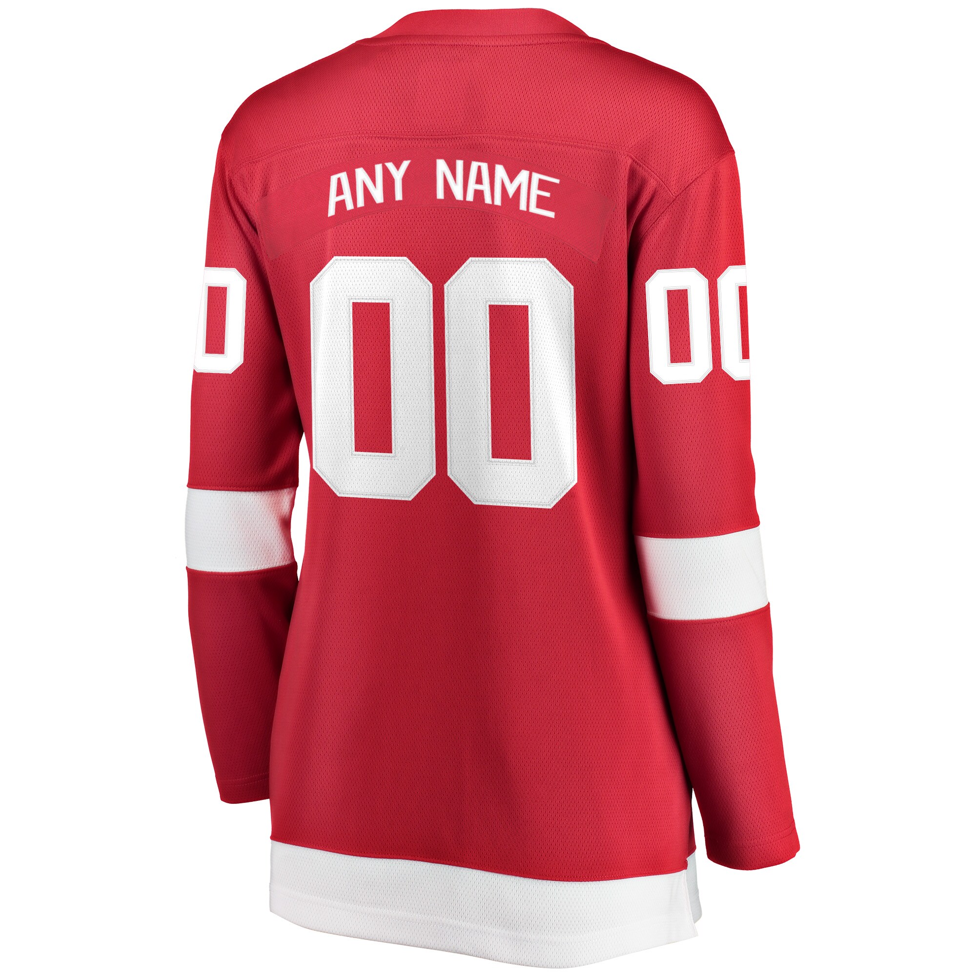 Detroit Red Wings Red Home Breakaway Custom NHL Jersey Women's
