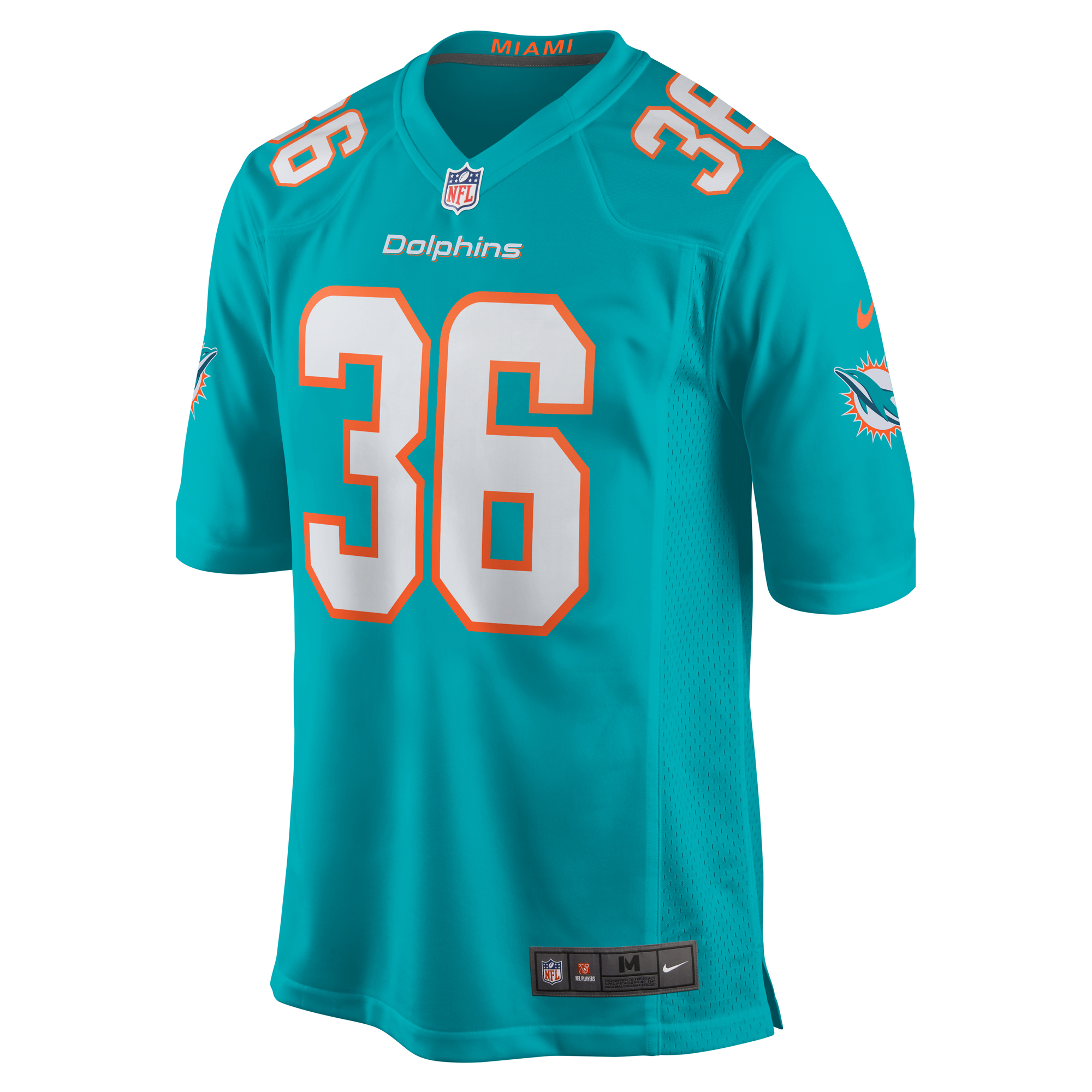 Miami Dolphins Storm Duck Aqua Game NFL Jersey Men's
