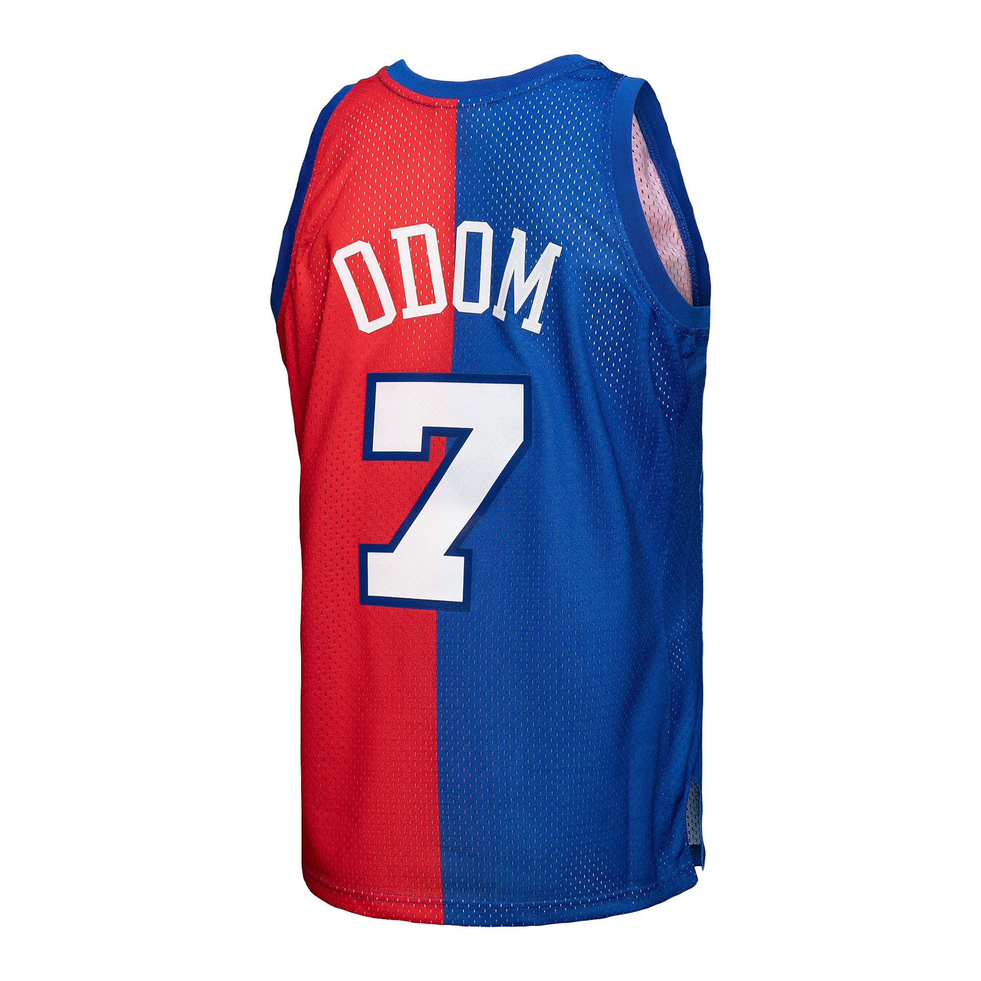 Mitchell Ness Lamar Odom Royal/Red Los Angeles Clippers Hardwood Classics 2000/01 Split Swingman NBA Jersey Men's