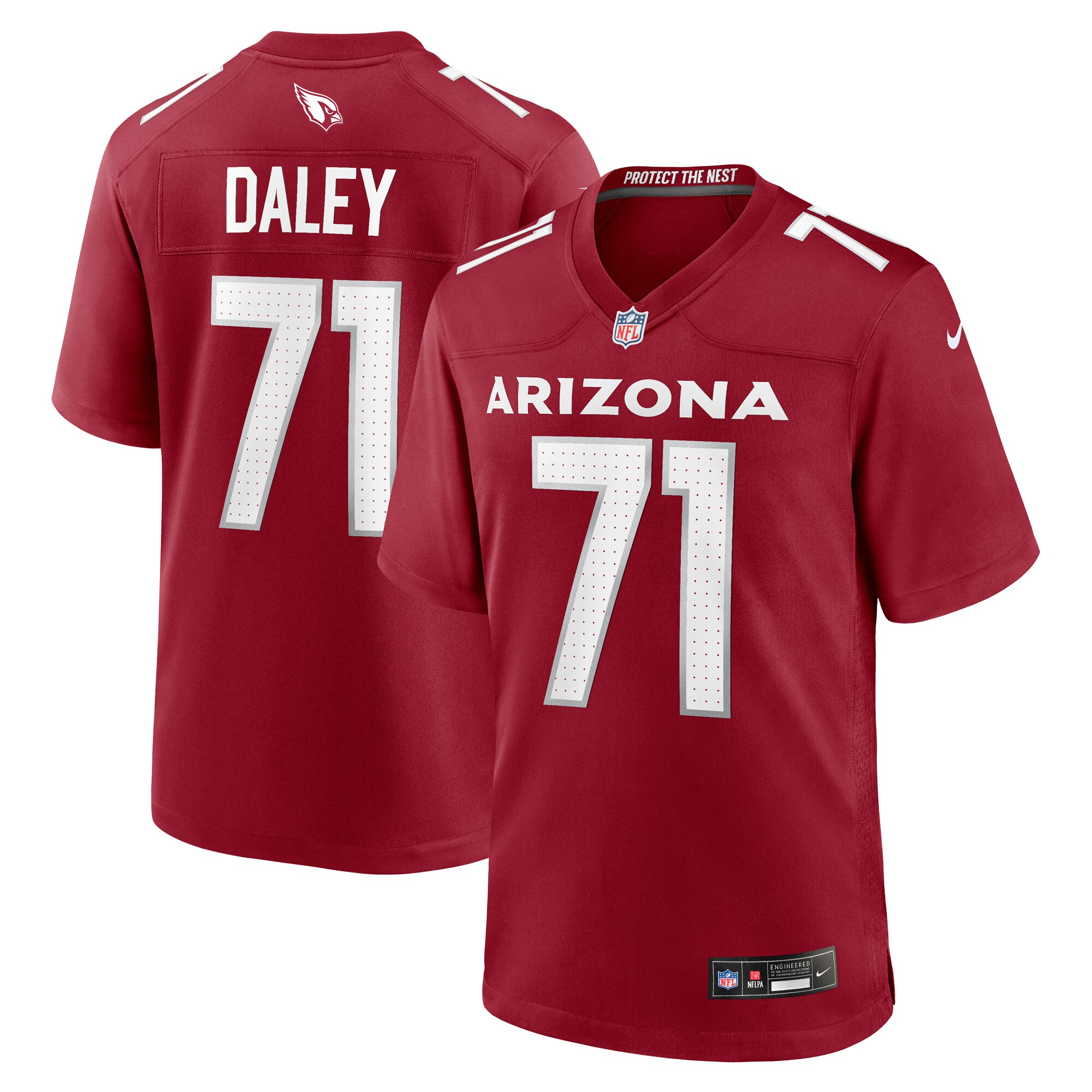 Arizona Cardinals Dennis Daley Cardinal Game Player NFL Jersey Men's