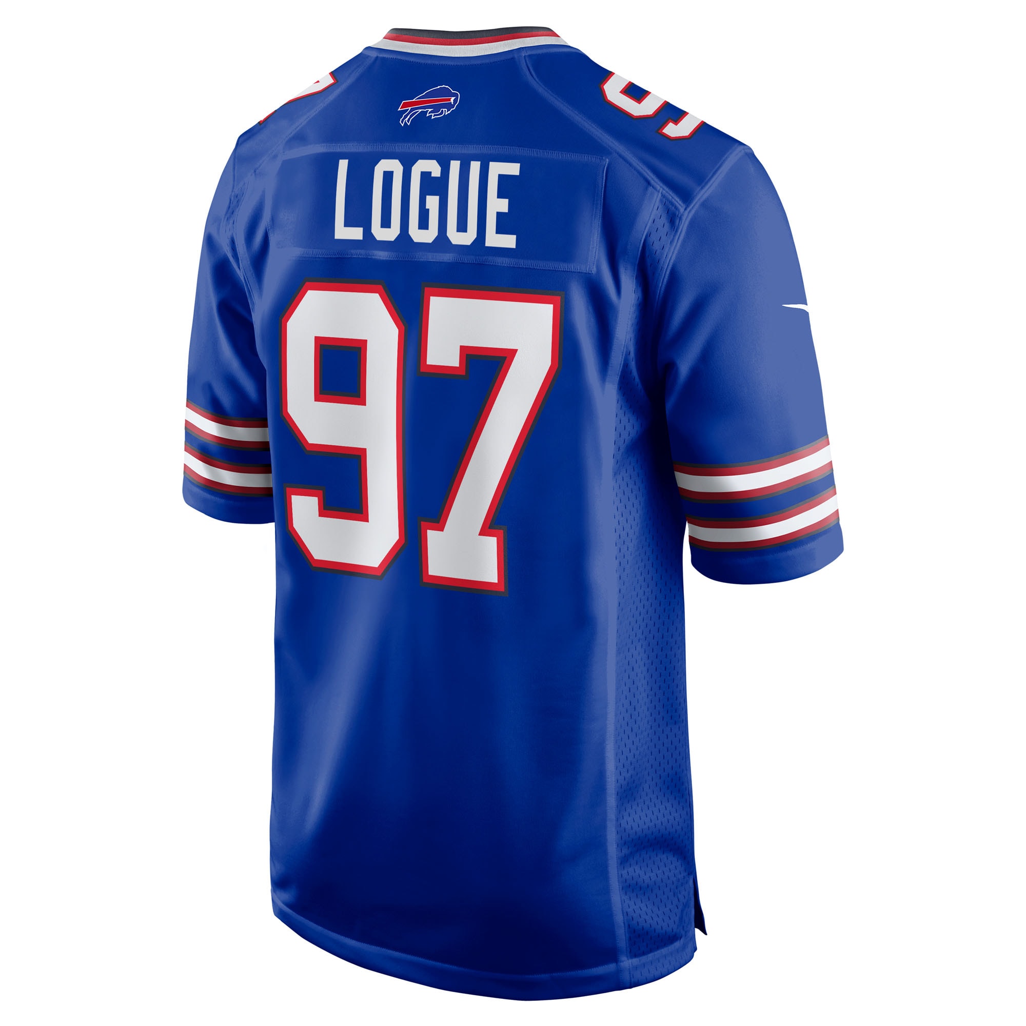 Buffalo Bills Zion Logue Royal Team Game NFL Jersey Men's