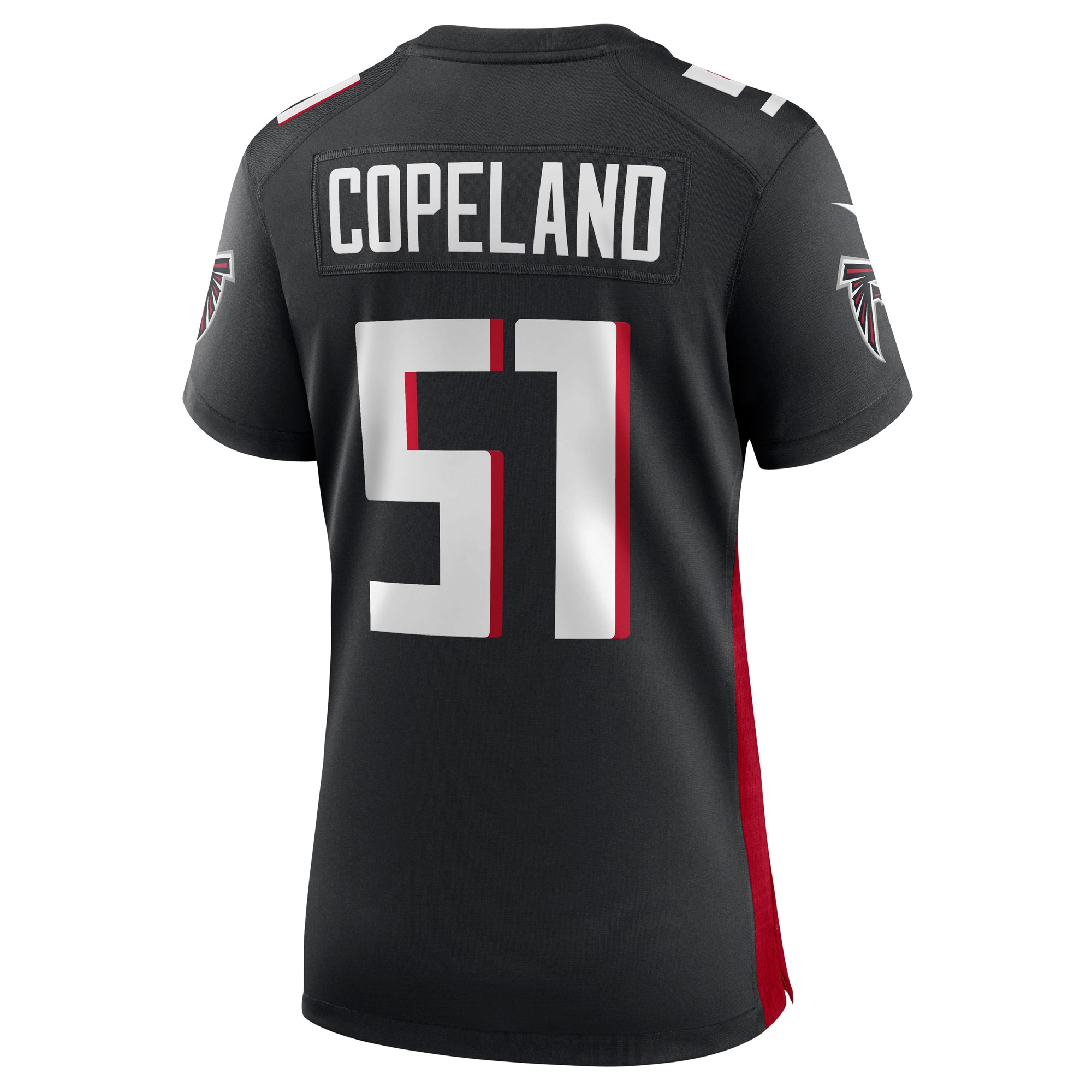 Atlanta Falcons Brandon Copeland Black Game Player NFL Jersey Women's