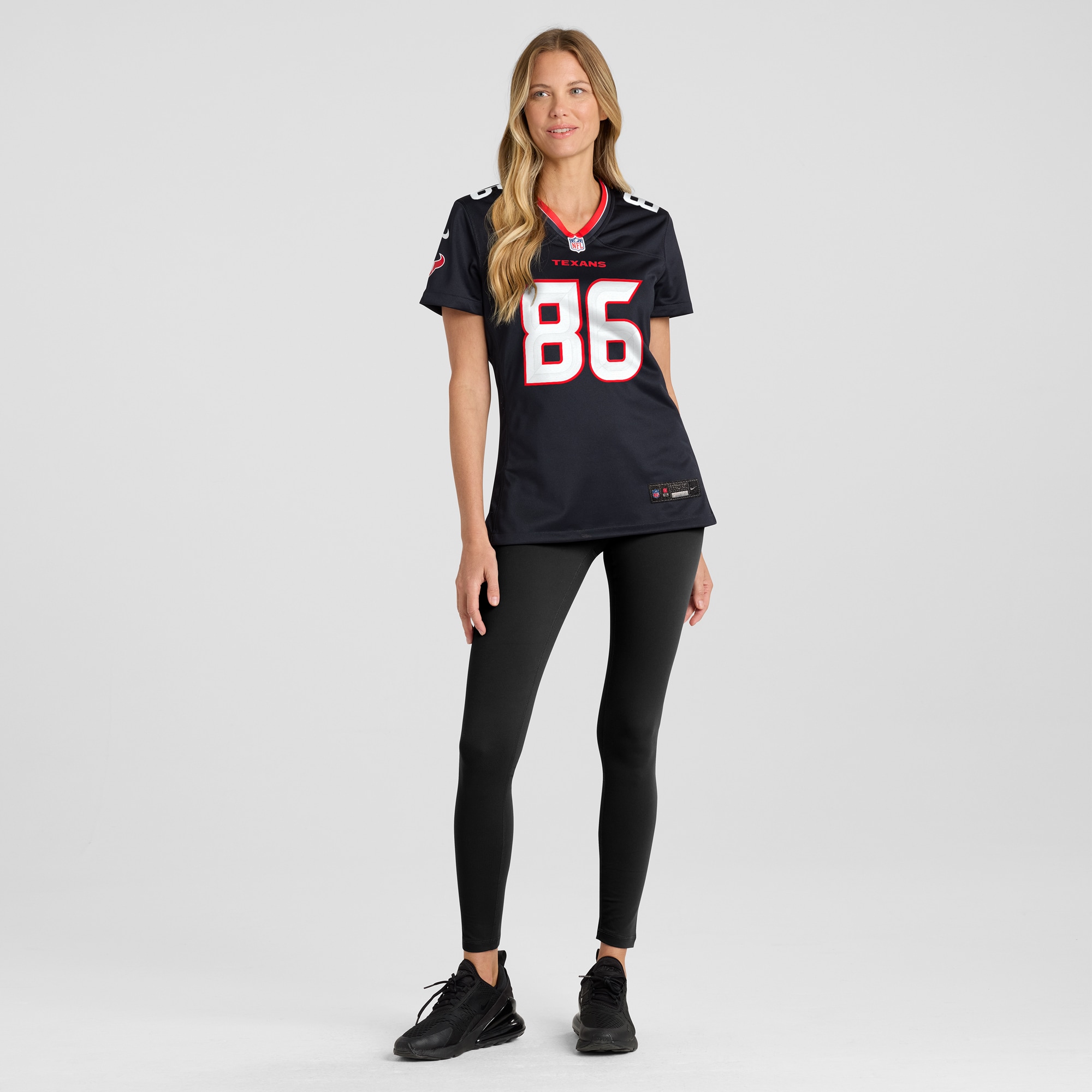 Houston Texans Dalton Schultz Navy Team Game NFL Jersey Women's
