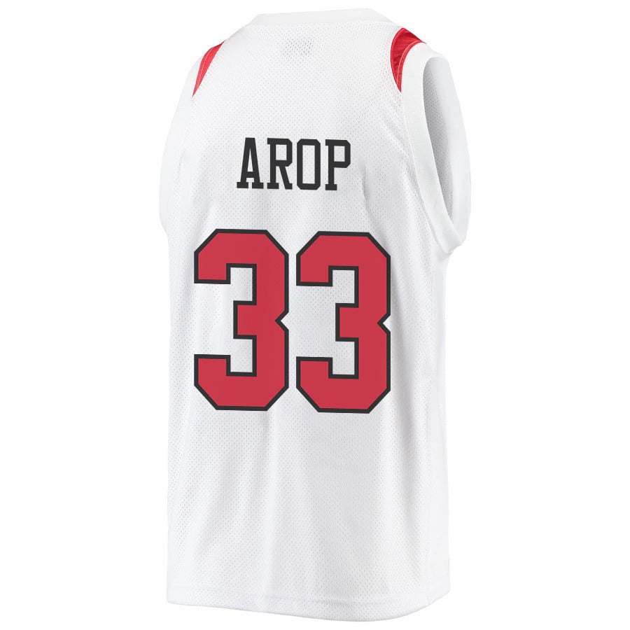 Aguek Arop 33 San Diego State Aztecs 2023- Me White NCAA Jersey Men's