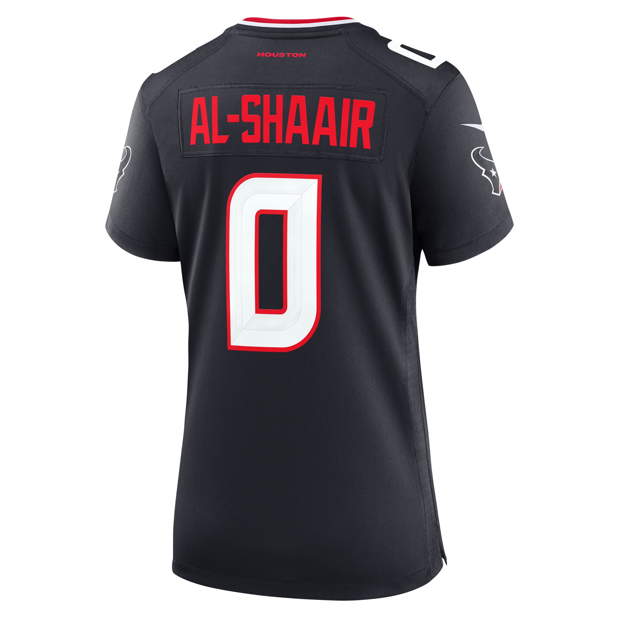 Houston Texans Azeez Al-Shaair Navy Team Game NFL Jersey Women's