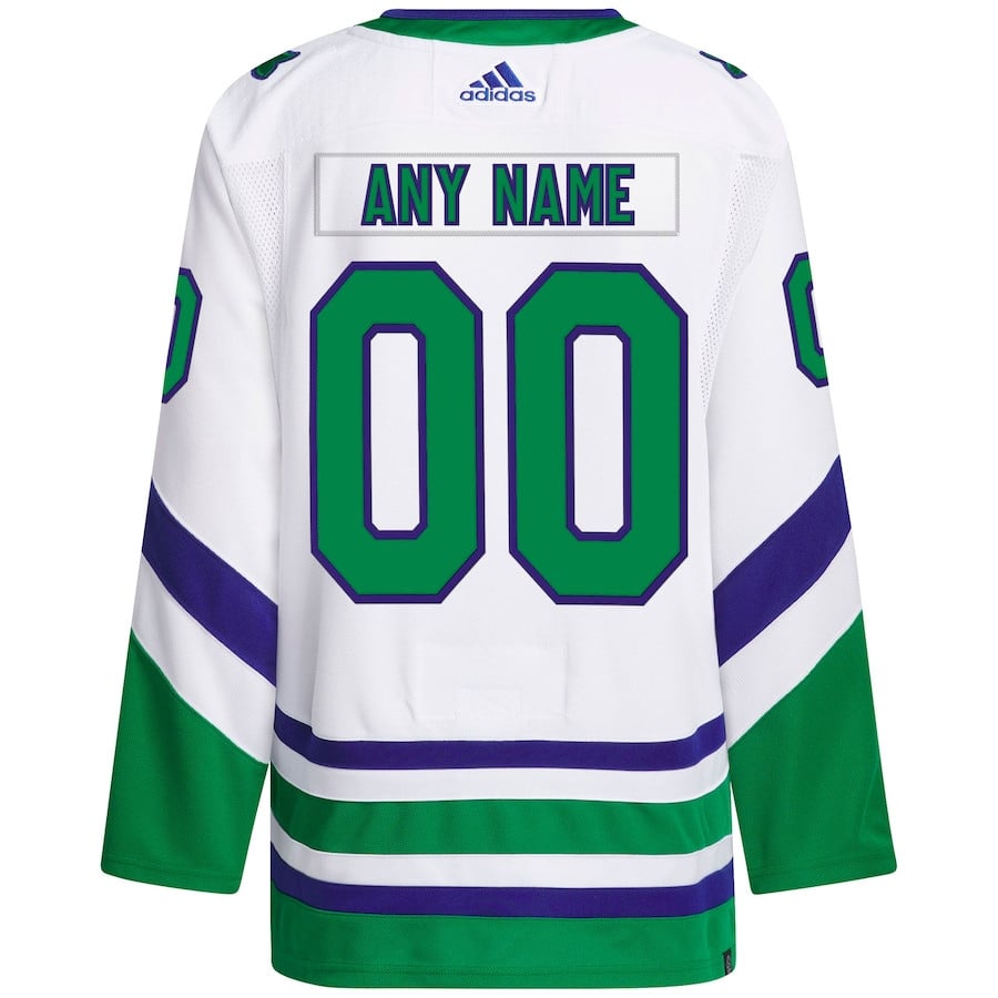 Carolina Hurricanes Primegreen Custom White NHL Jersey Men's