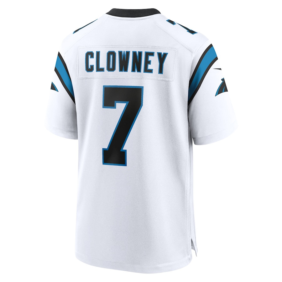 Jadeveon Clowney 7 Carolina Panthers Game White NFL Jersey Men's
