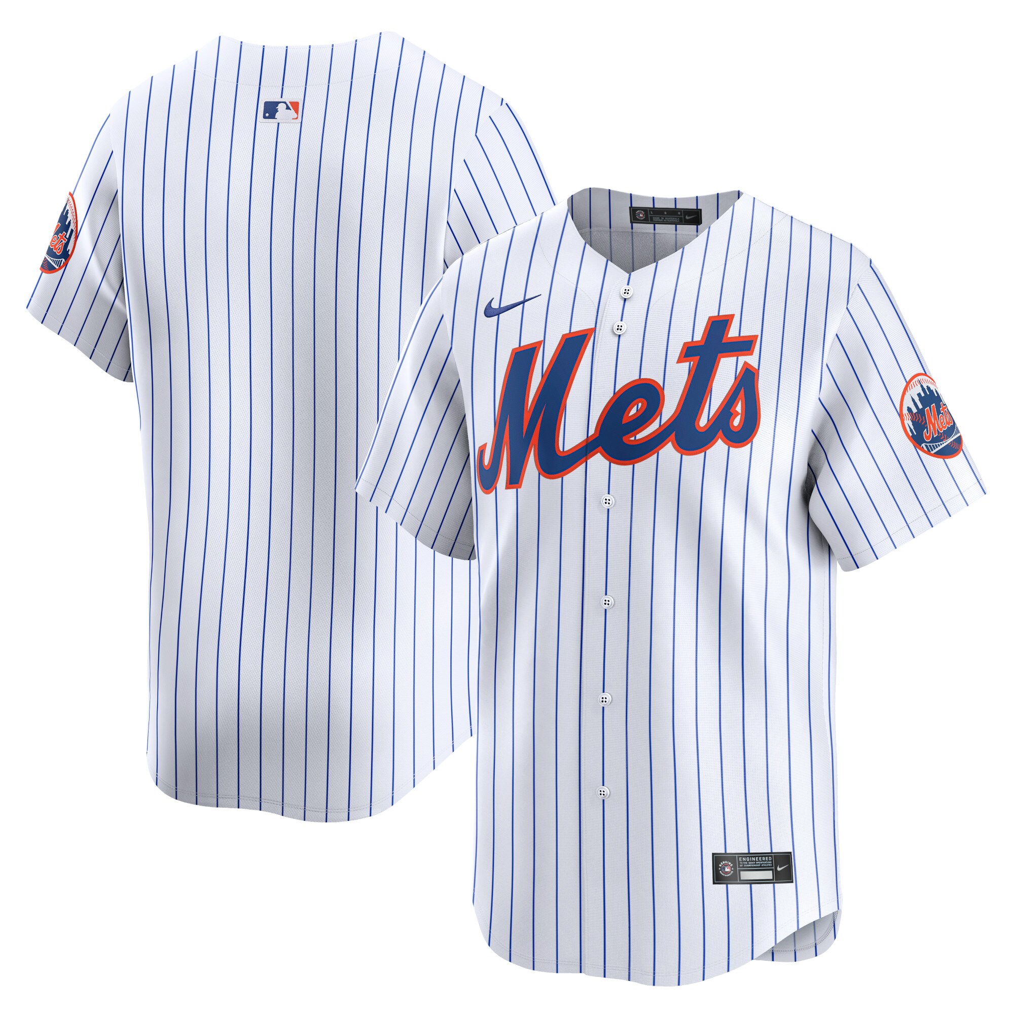 New York Mets White Home Limited MLB Jersey Youth