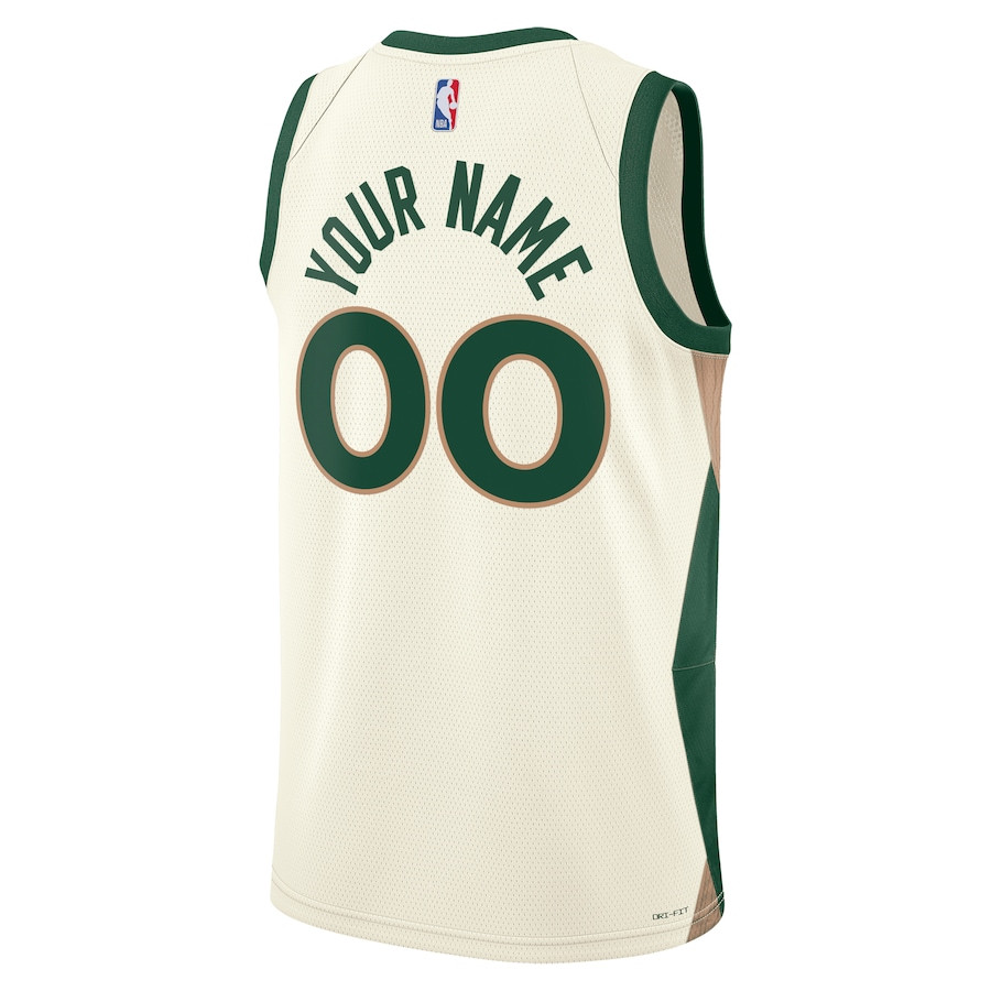 Boston Celtics 2023/24 City Edition Swingman Custom White NBA Jersey Men's