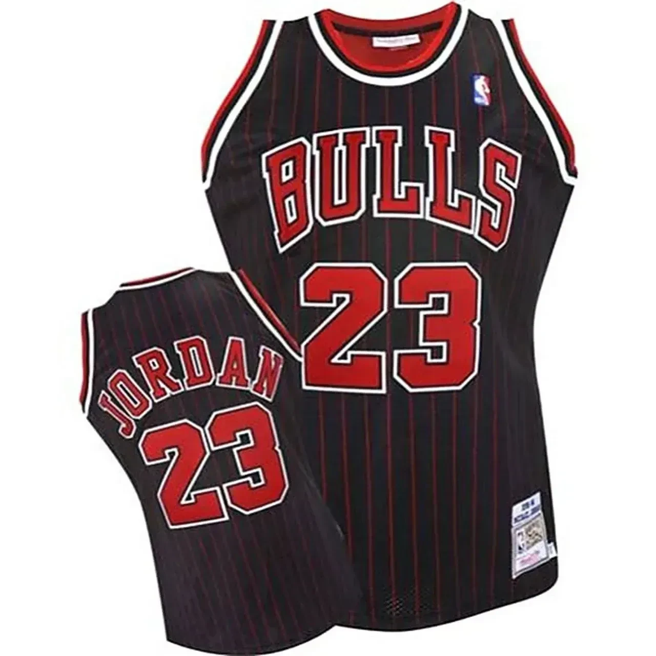 Michael Jordan Chicago Bulls 23 Black NBA Jersey Youth