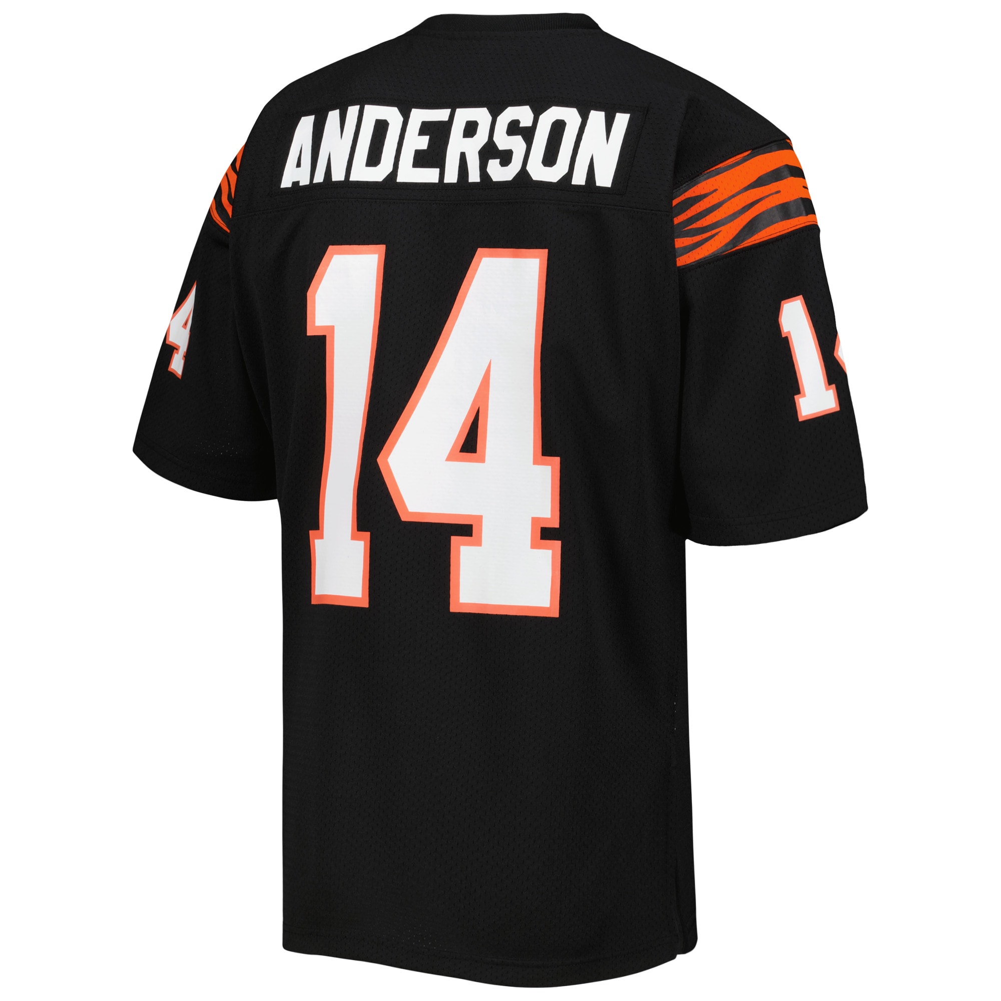 Cincinnati Bengals 1981 Ken Anderson Mitchell Ness Black Throwback Retired Player NFL Jersey Men's