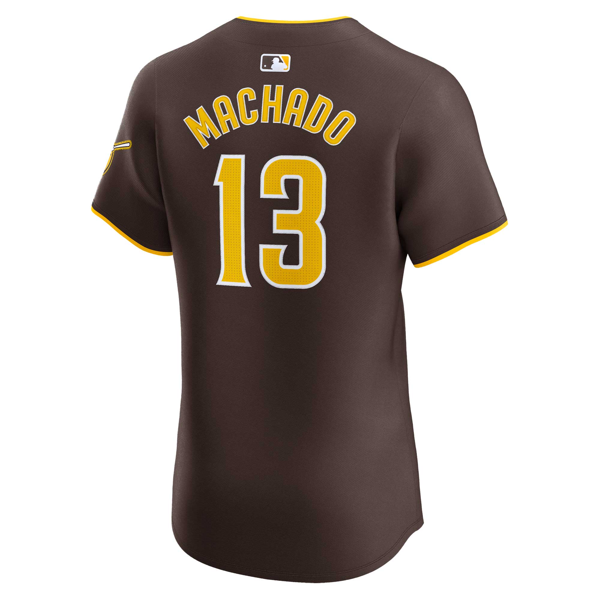 San Diego Padres Manny Machado Brown Road Elite Player MLB Jersey Men's