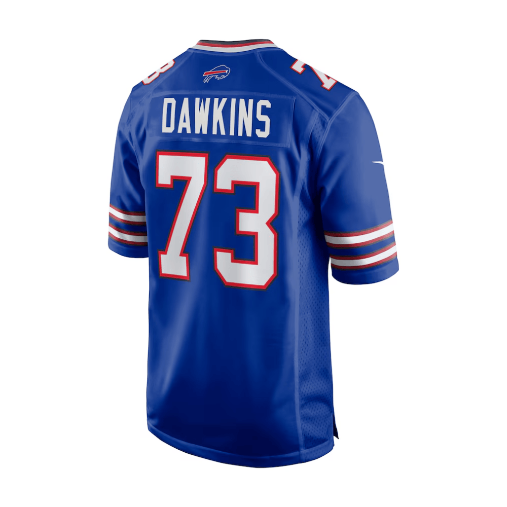 Dion Dawkins 73 Buffalo Bills 2025 Pro Bowl Patch Game Royal NFL Jersey Men's