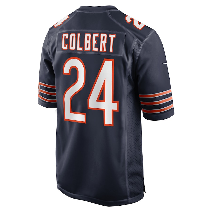 Adrian Colbert 24 Chicago Bears Team Game Navy NFL Jersey Men's