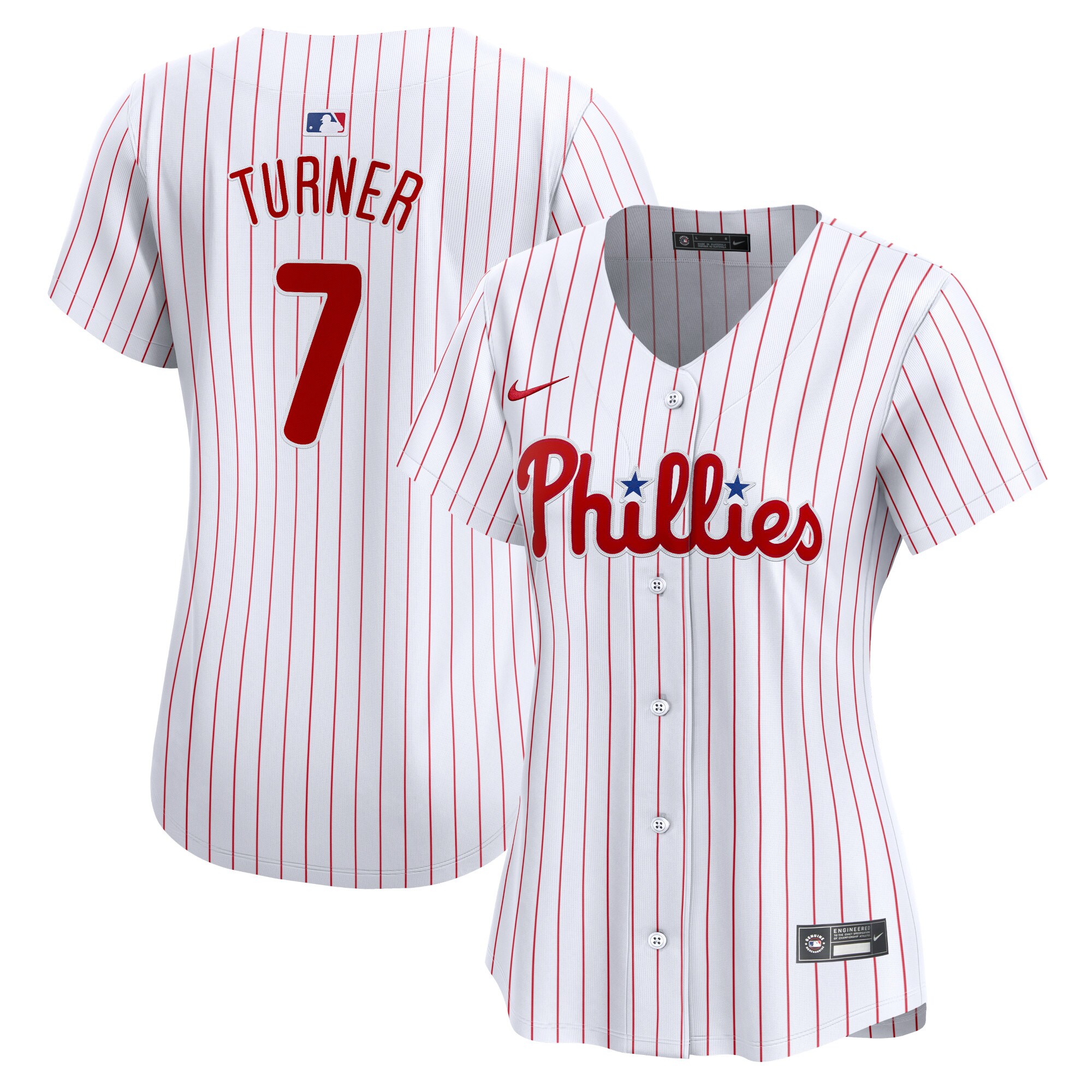 Philadelphia Phillies Trea Turner White Home Limited Player MLB Jersey Women's
