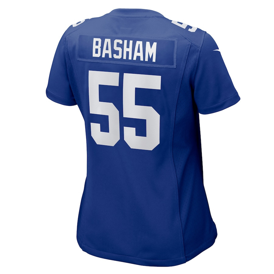 Boogie Basham 55 New York Giants Game Royal NFL Jersey Women's