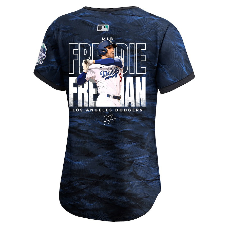 Freddie Freeman 5 Los Angeles Dodgers Signed Home Run 2023 All Star Game Limited Player Royal MLB Jersey Women's