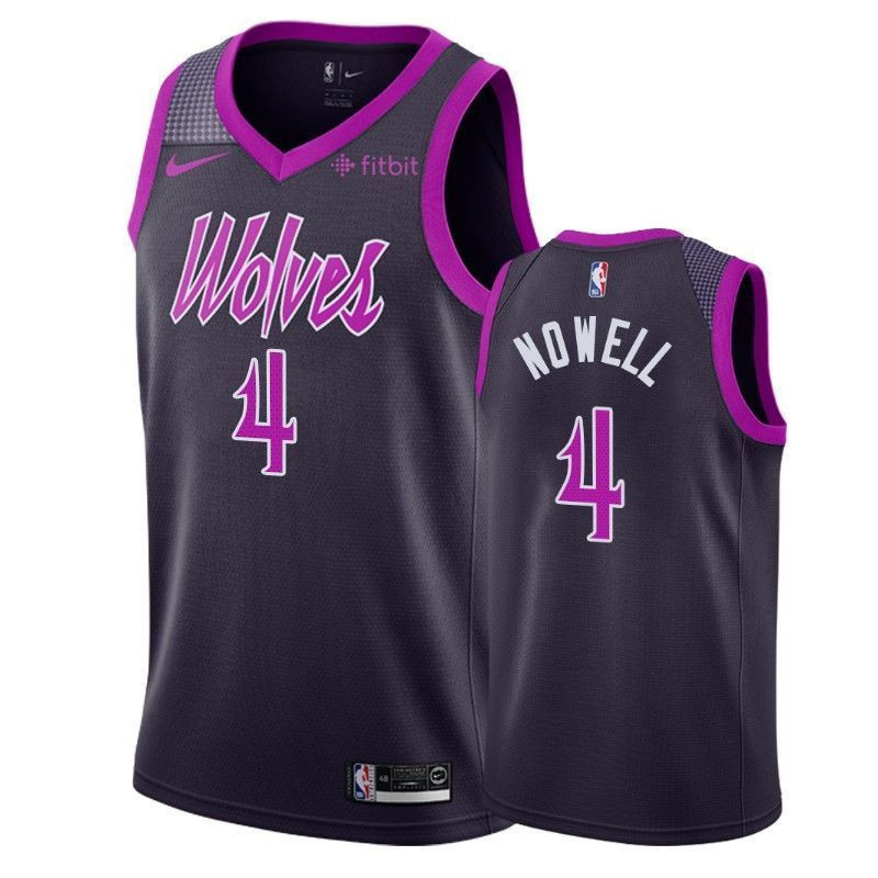 Minnesota Timberwolves Jaylen Nowell 4 City NBA Jersey Men's