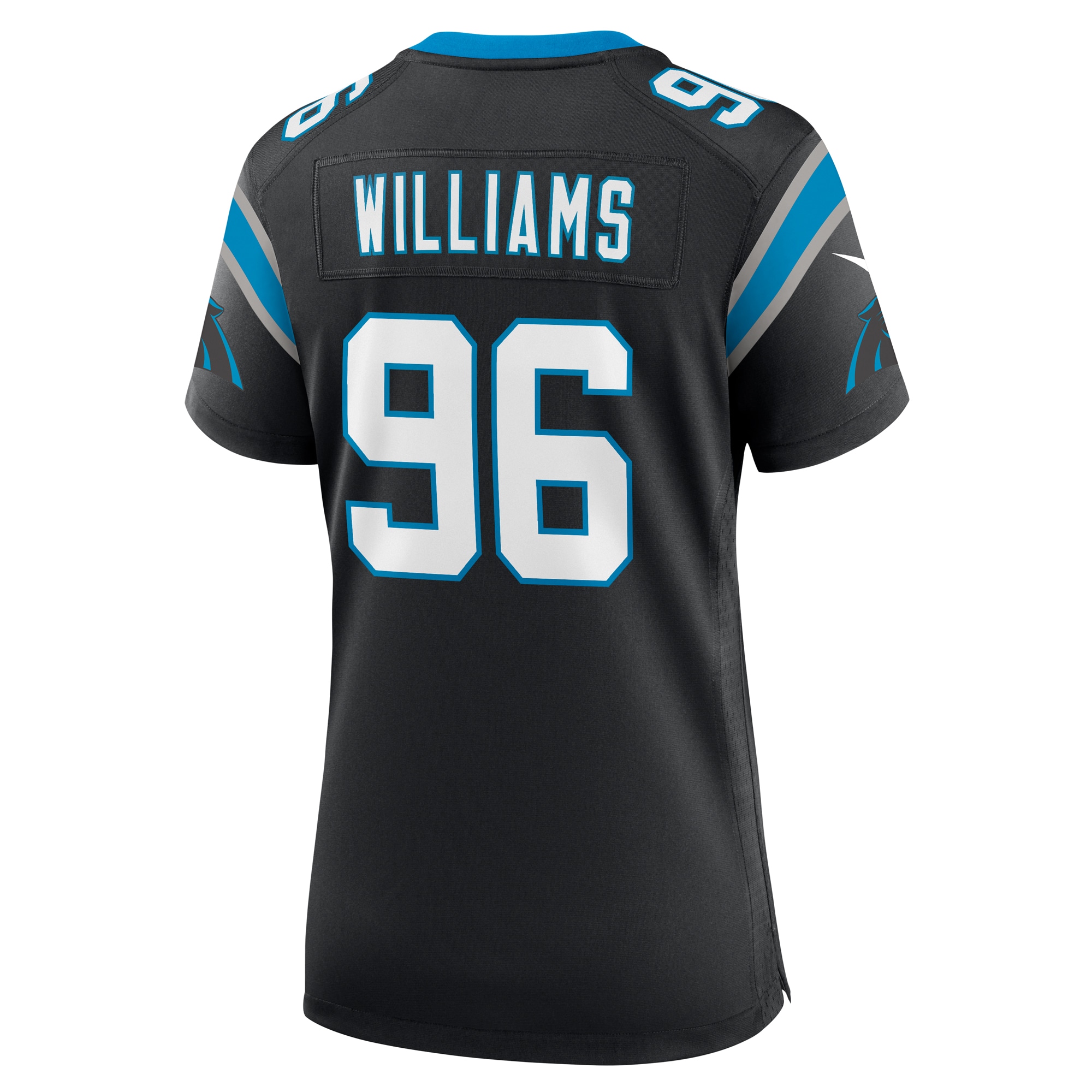 Carolina Panthers DeShawn Williams Black All Player NFL Jersey Women's