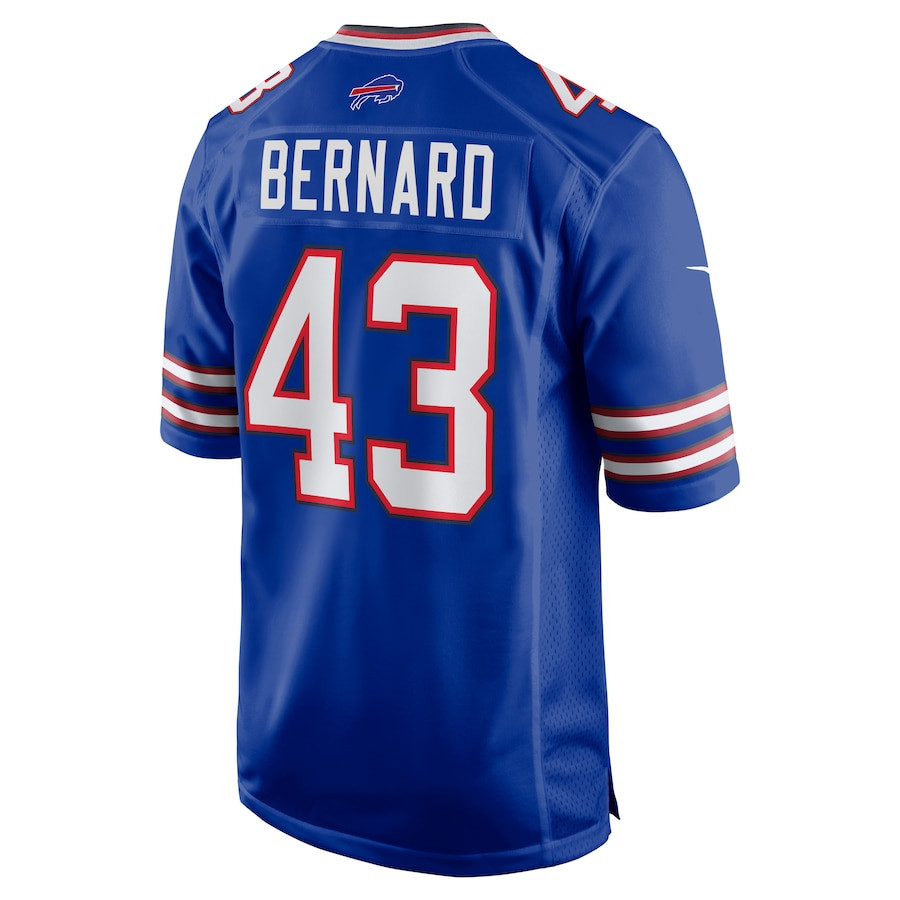 Terrel Bernard #43 Buffalo Bills Super Bowl LIX Royal NFL Jersey Men's