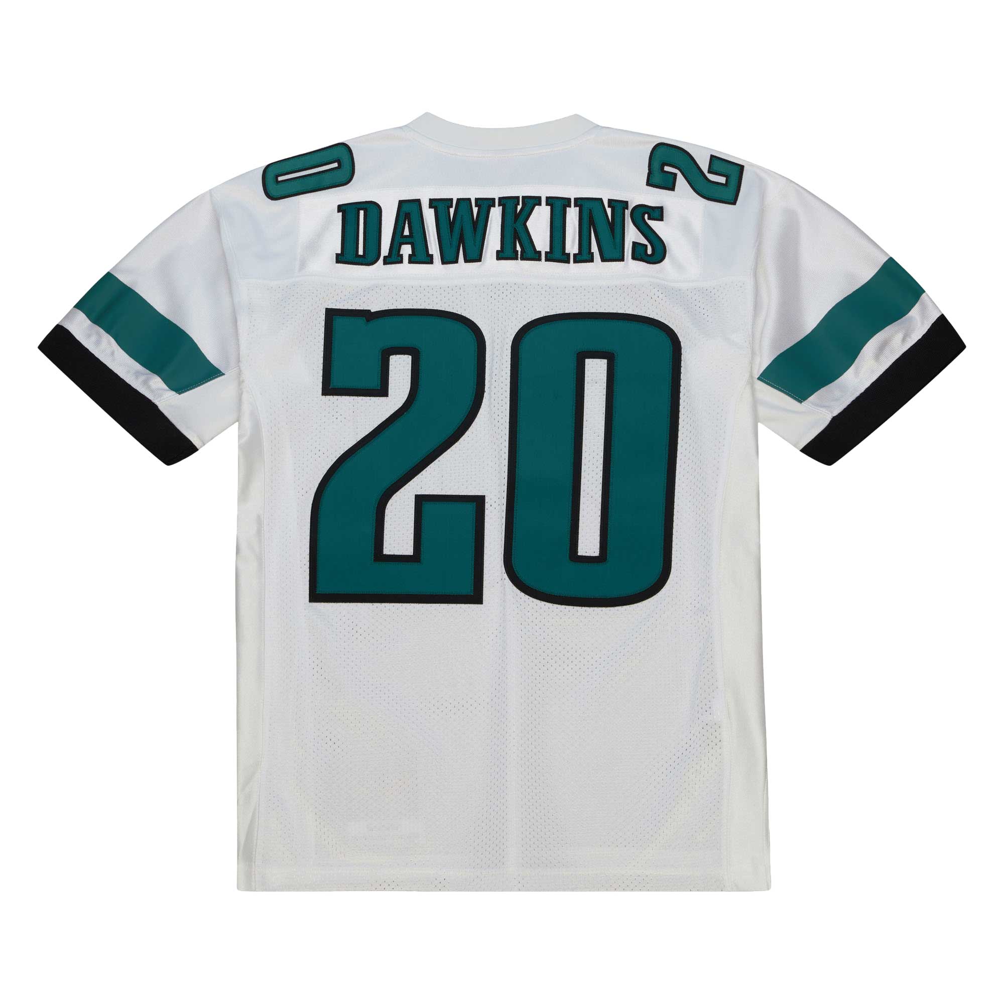 Philadelphia Eagles 1996 Brian Dawkins Mitchell Ness White Throwback Retired Player NFL Jersey Men's