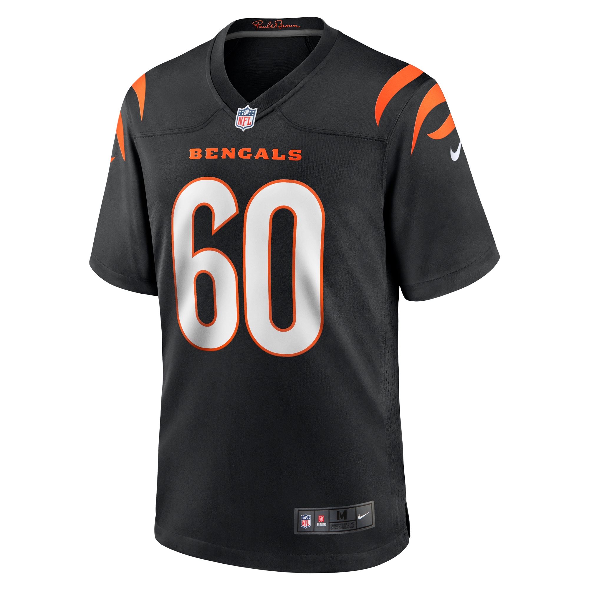 Cincinnati Bengals Jaxson Kirkland Black Team Game NFL Jersey Men's