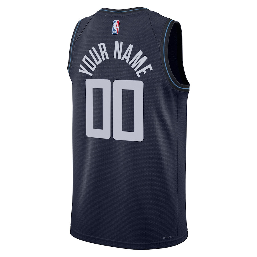 Los Angeles Clippers 2023/24 City Edition Swingman Custom Navy NBA Jersey Men's