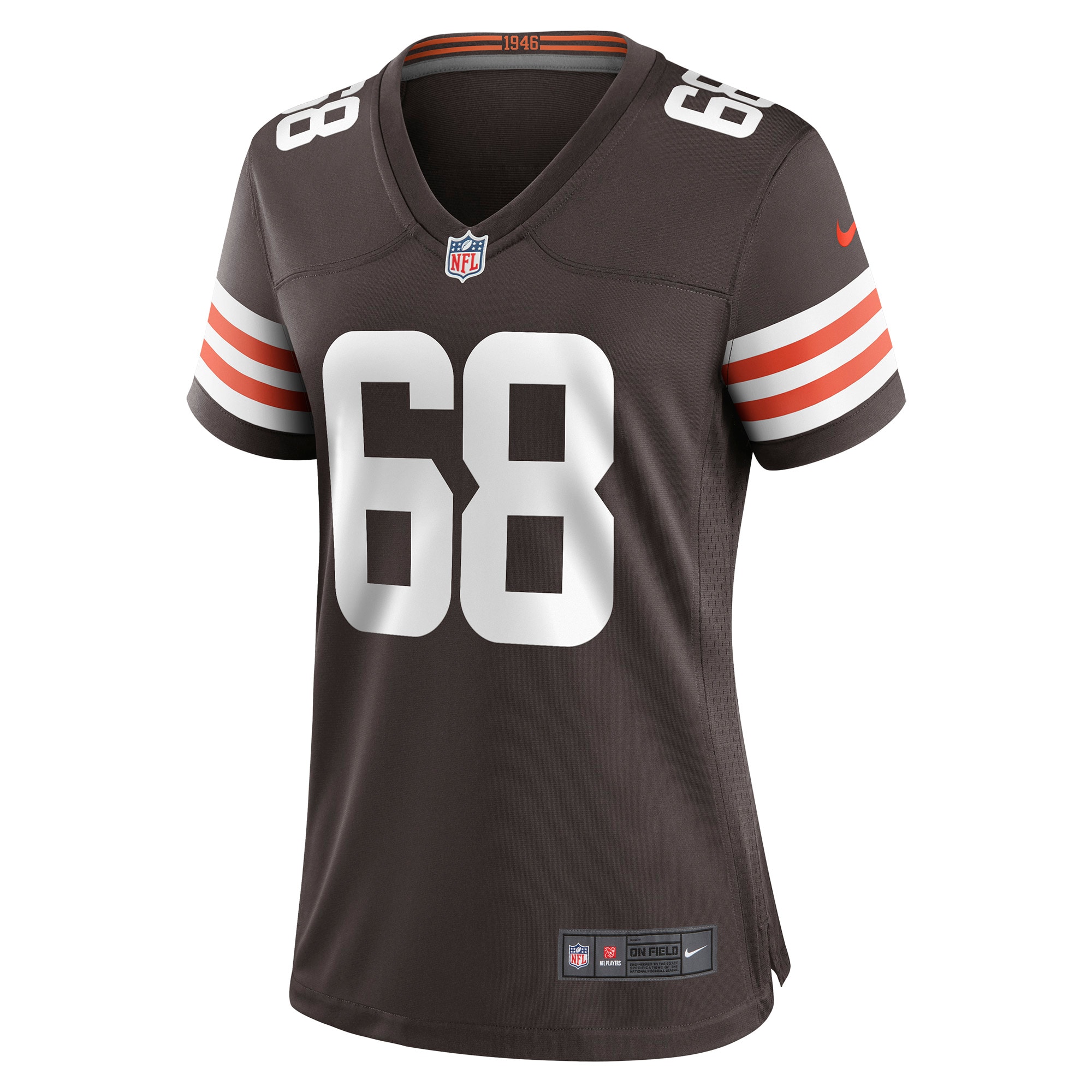 Cleveland Browns Michael Dunn Brown Game NFL Jersey Women's
