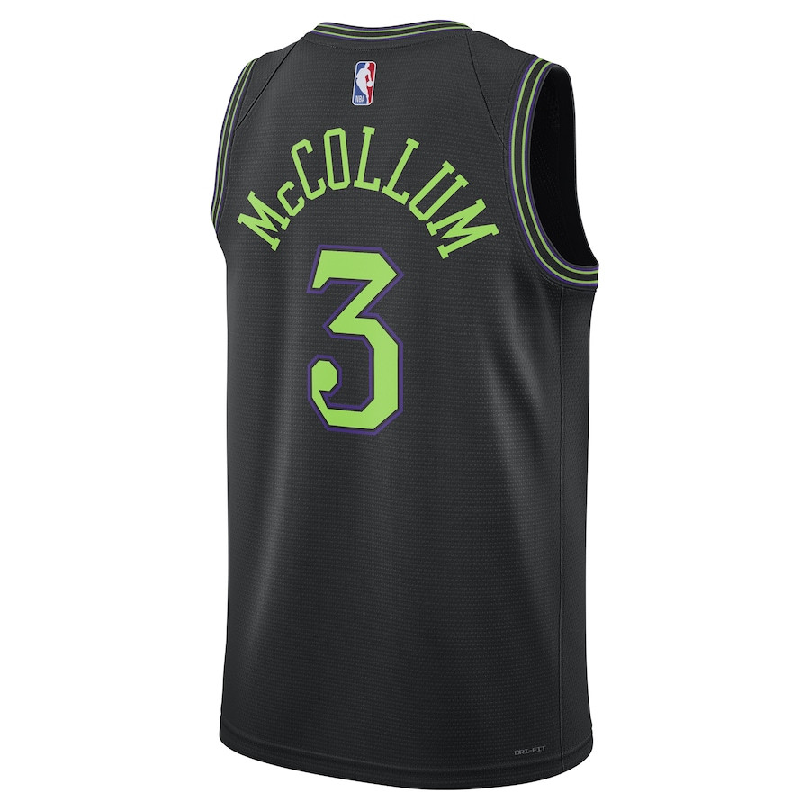CJ McCollum 3 New Orleans Pelicans 2023/24 Swingman City Editio Unisex Black NBA Jersey Unisex