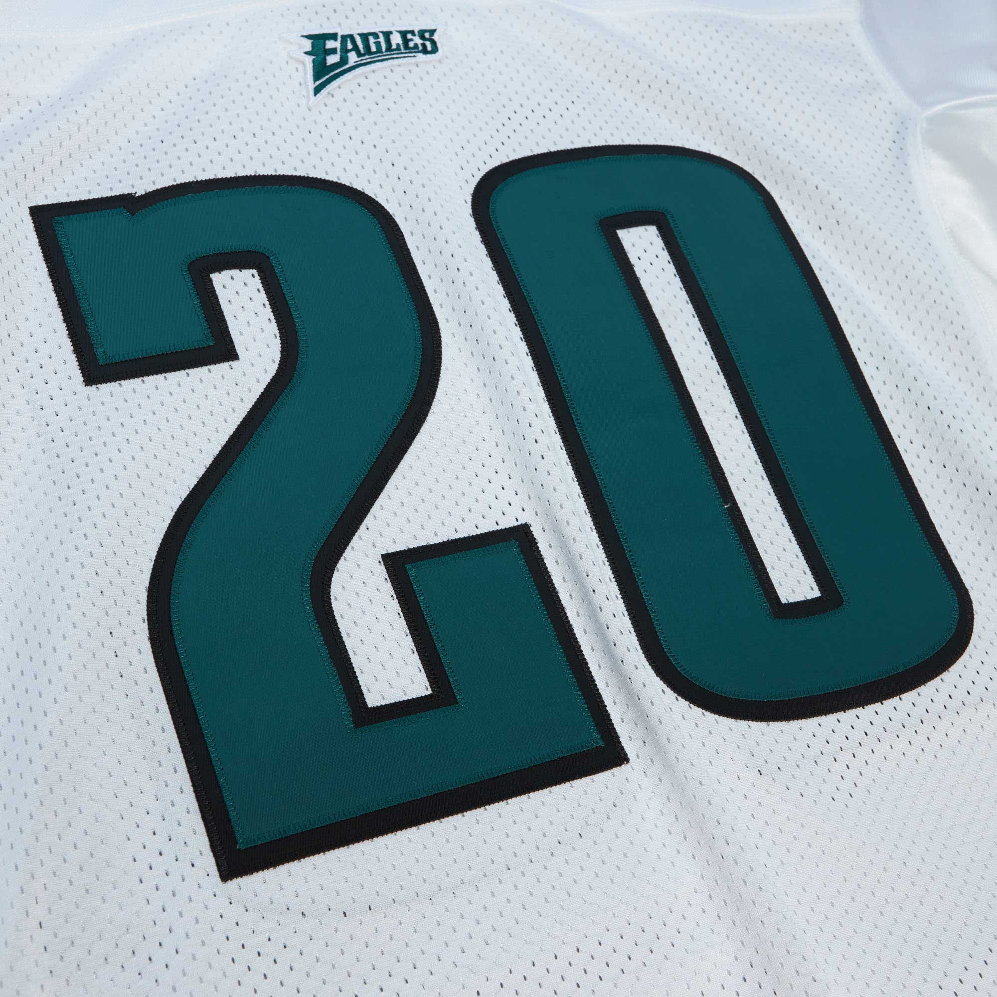 Philadelphia Eagles 1996 Brian Dawkins Mitchell Ness White Throwback Retired Player NFL Jersey Men's