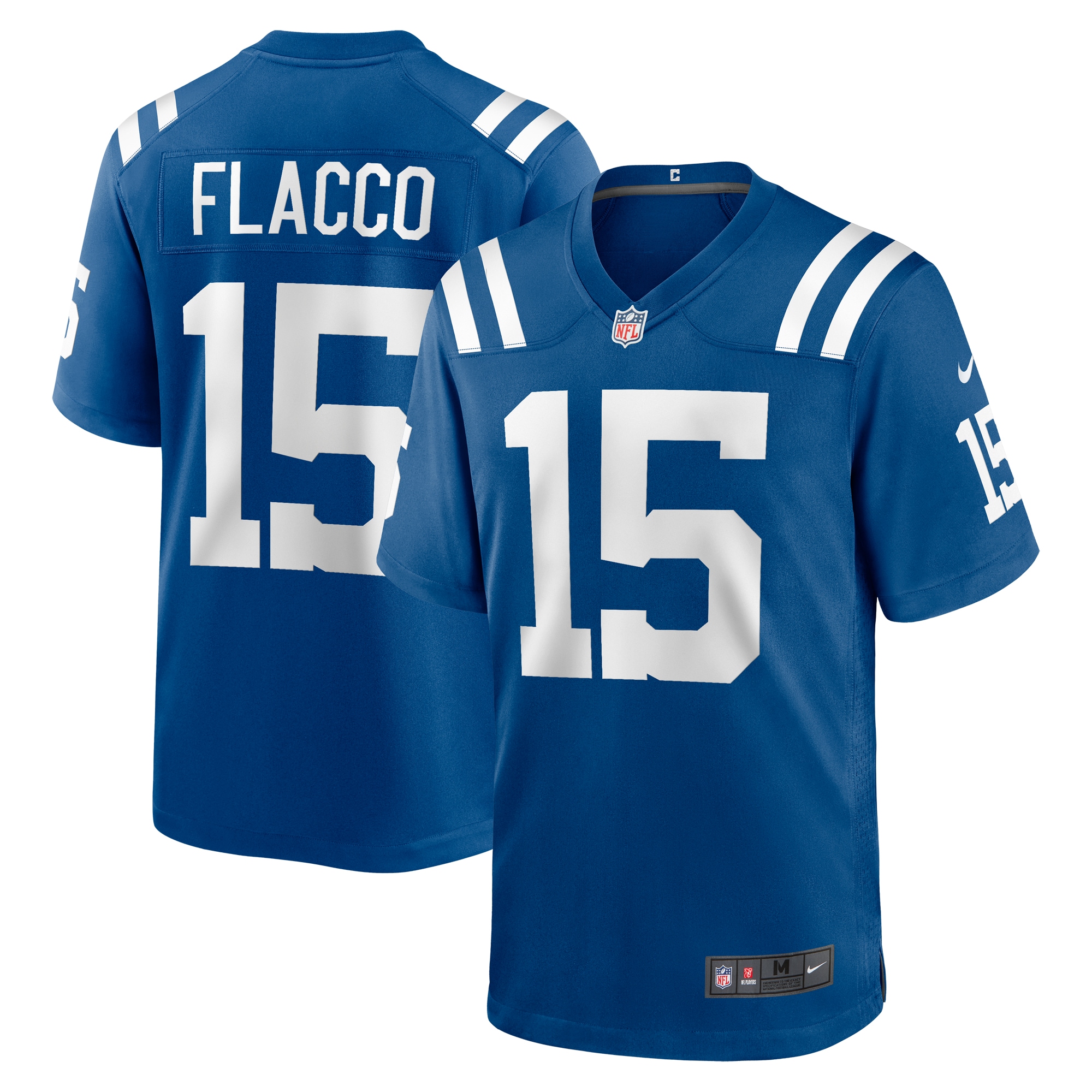 Indianapolis Colts Joe Flacco Royal Game NFL Jersey Men's