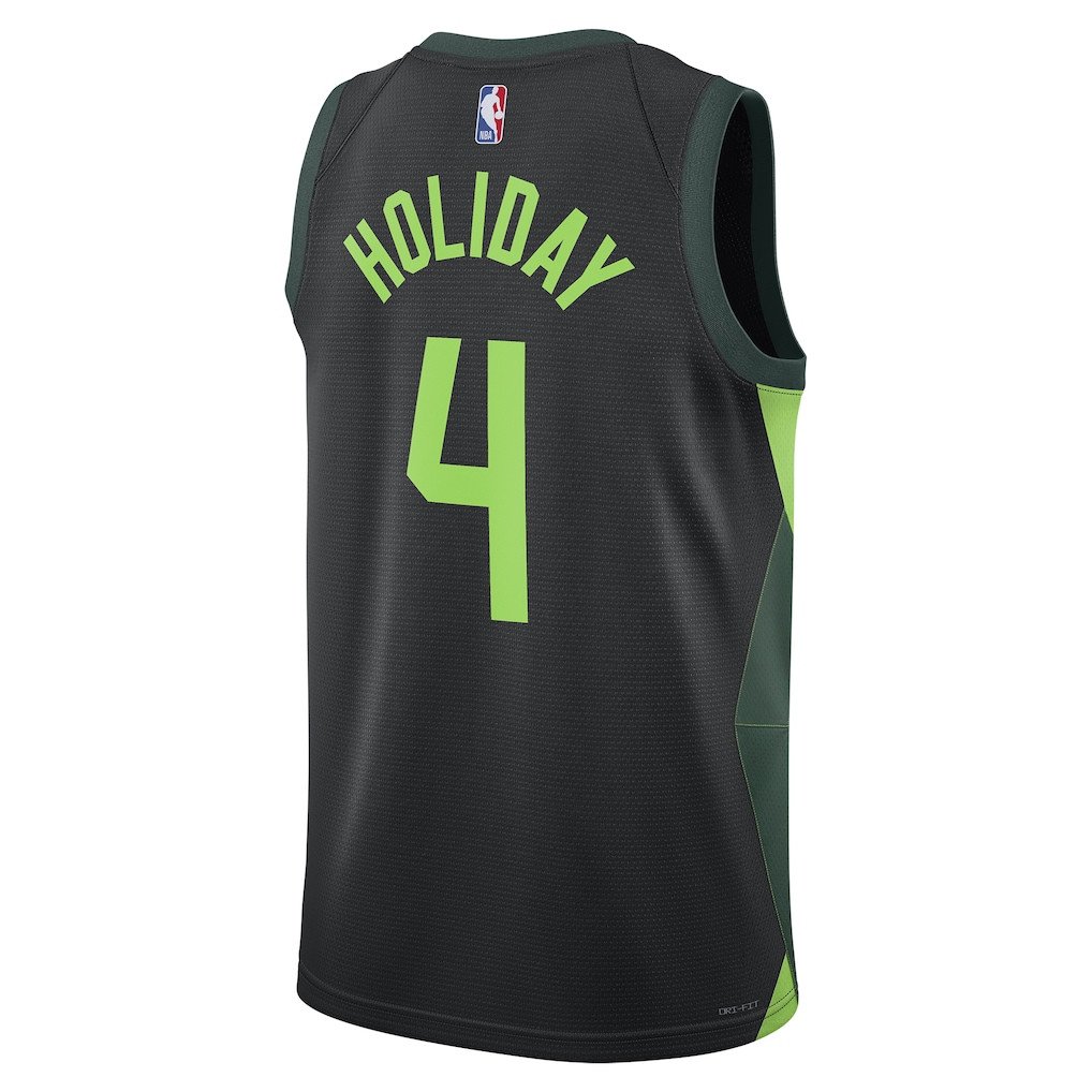 Jrue Holiday 4 Boston Celtics Unisex 2024/25 Swingman Player City Edition Black NBA Jersey Unisex