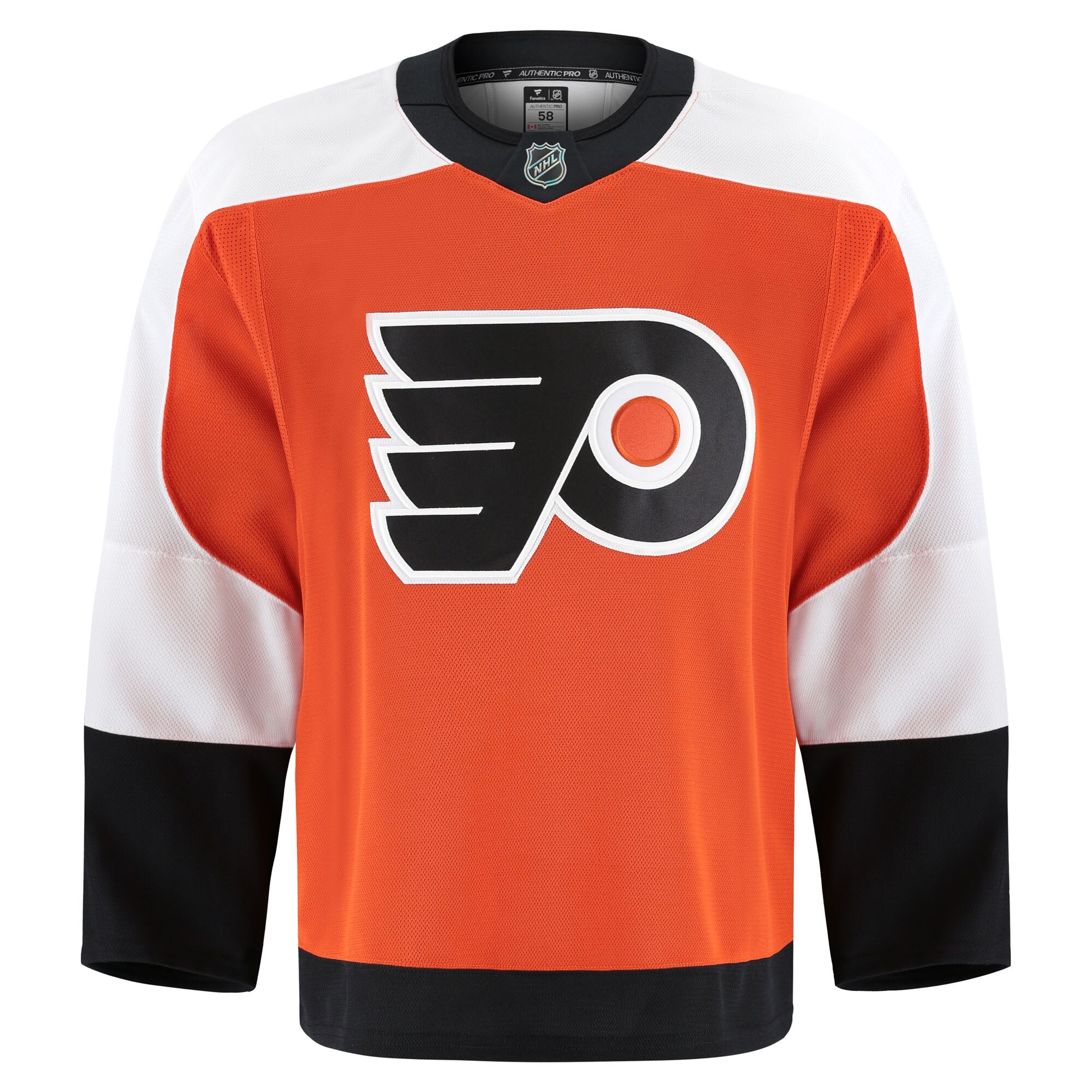 Philadelphia Flyers Orange Home Pro NHL Jersey Men's