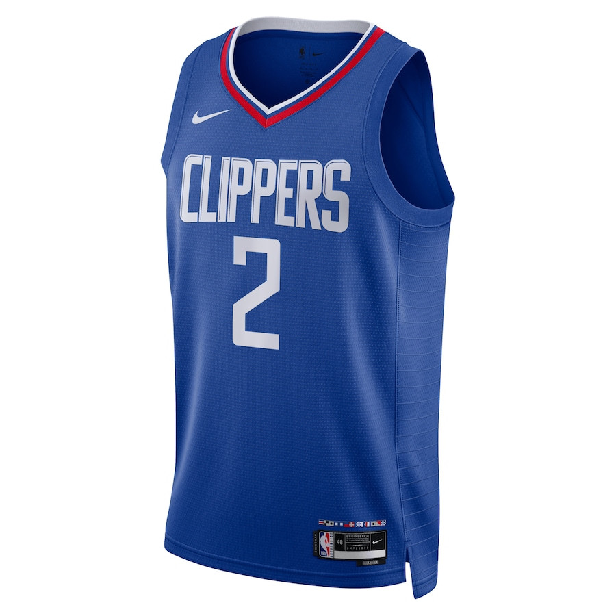Kawhi Leonard 2 Los Angeles Clippers Unisex Swingman Icon Edition Blue NBA Jersey Unisex