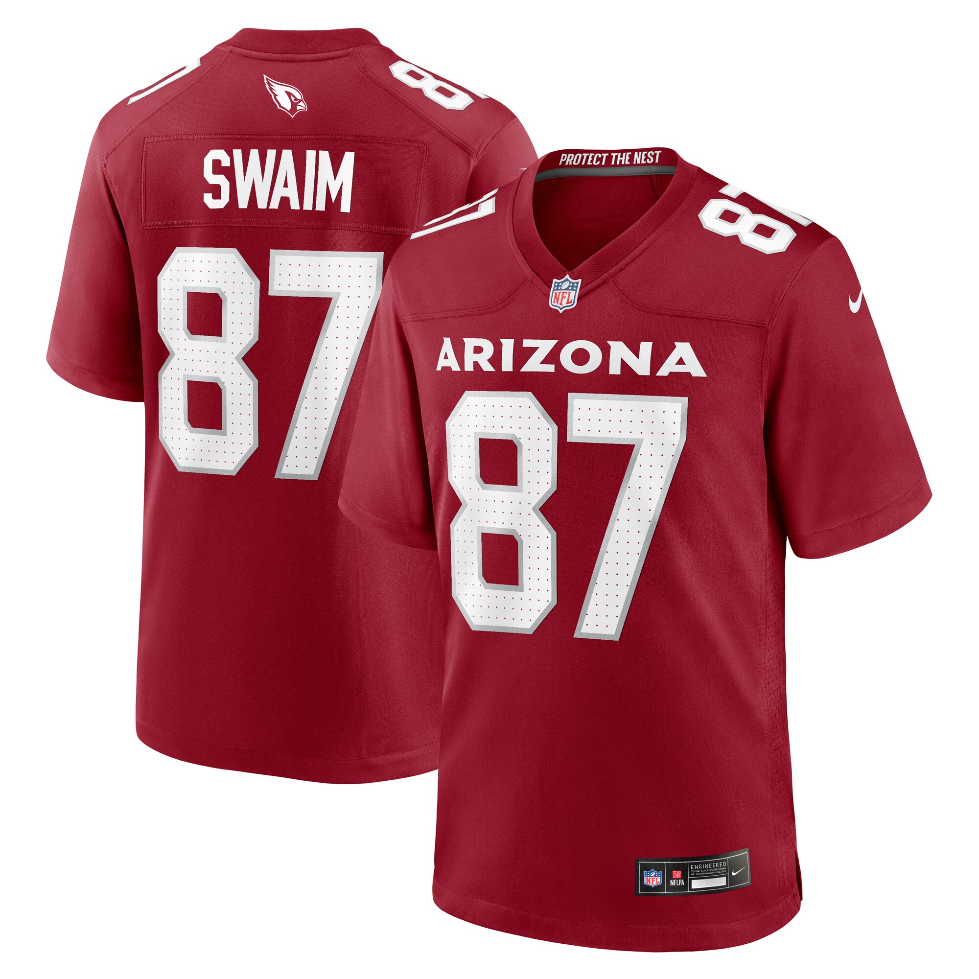 Arizona Cardinals Geoff Swaim Cardinal Team Game NFL Jersey Men's