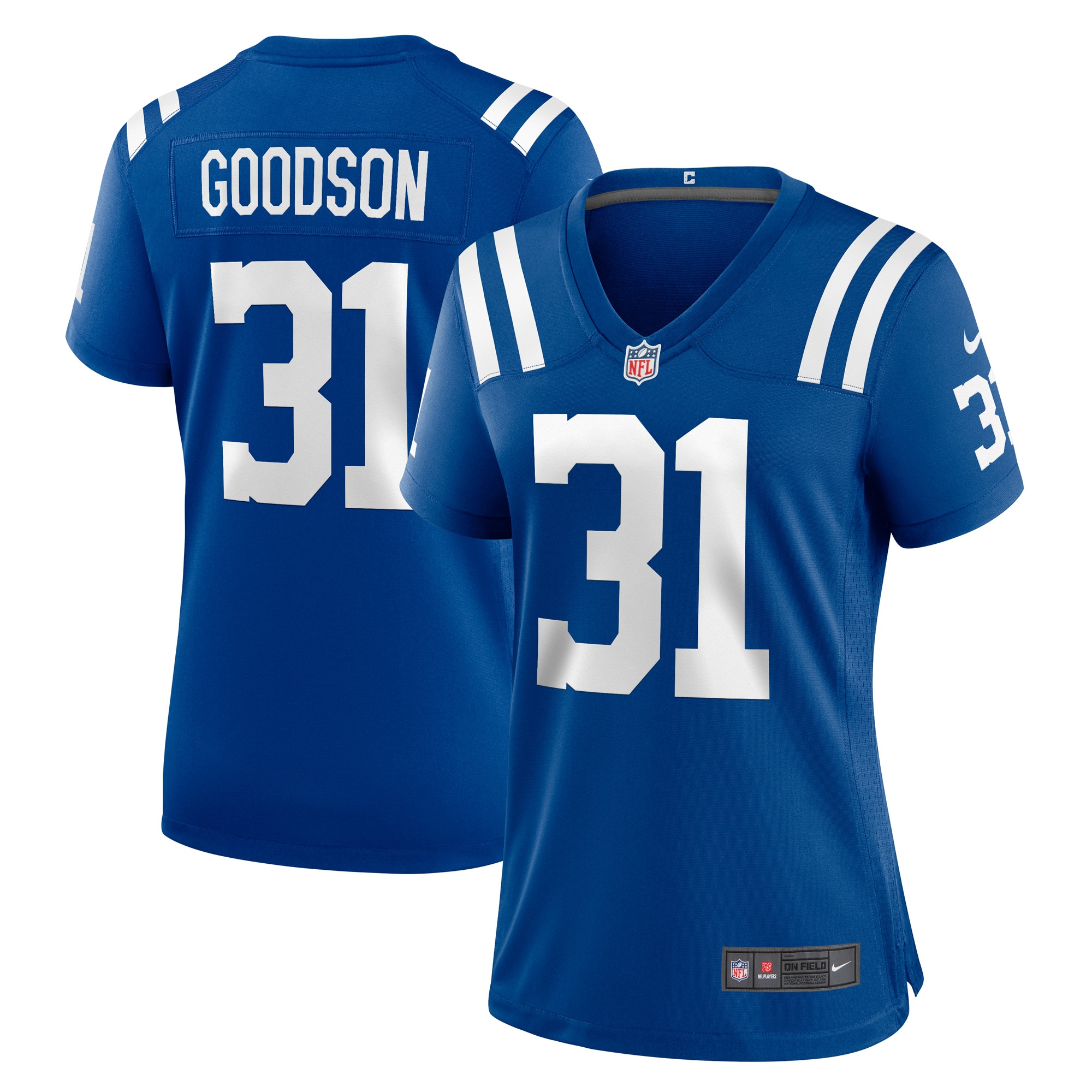 Indianapolis Colts Tyler Goodson Royal Game NFL Jersey Women's