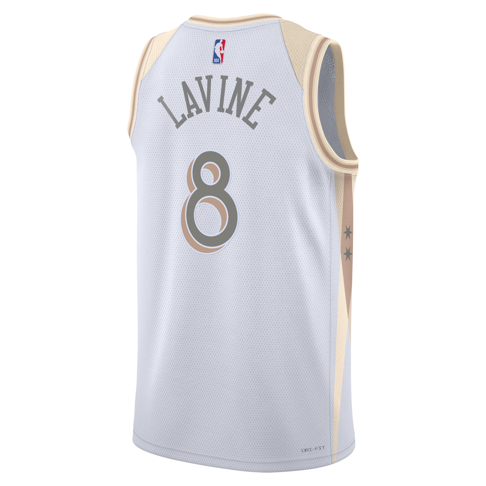 Chicago Bulls City Edition Swingman 202 White Zach LaVin Unisex NBA Jersey Unisex