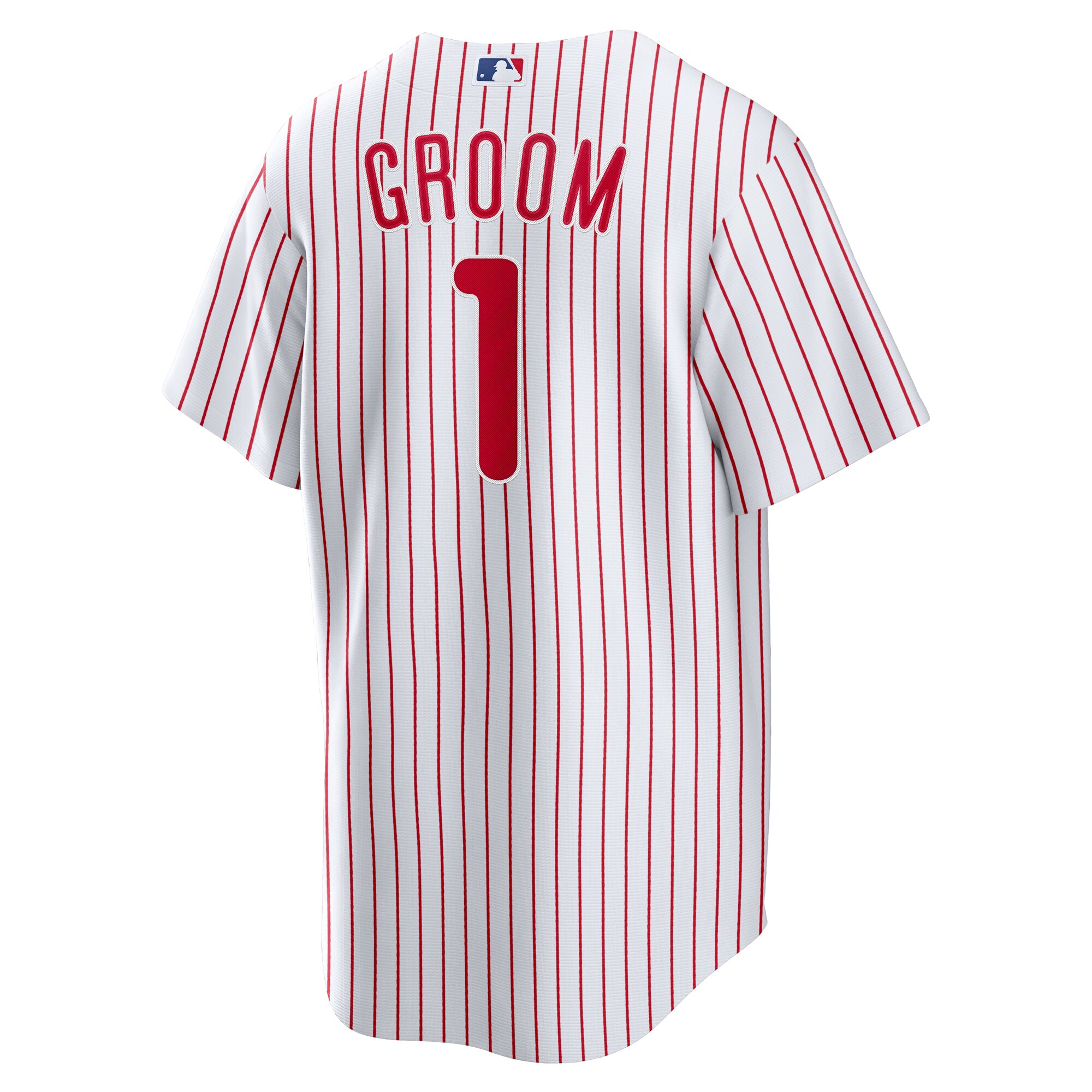 Philadelphia Phillies White #1 Groom Home MLB Jersey Men's
