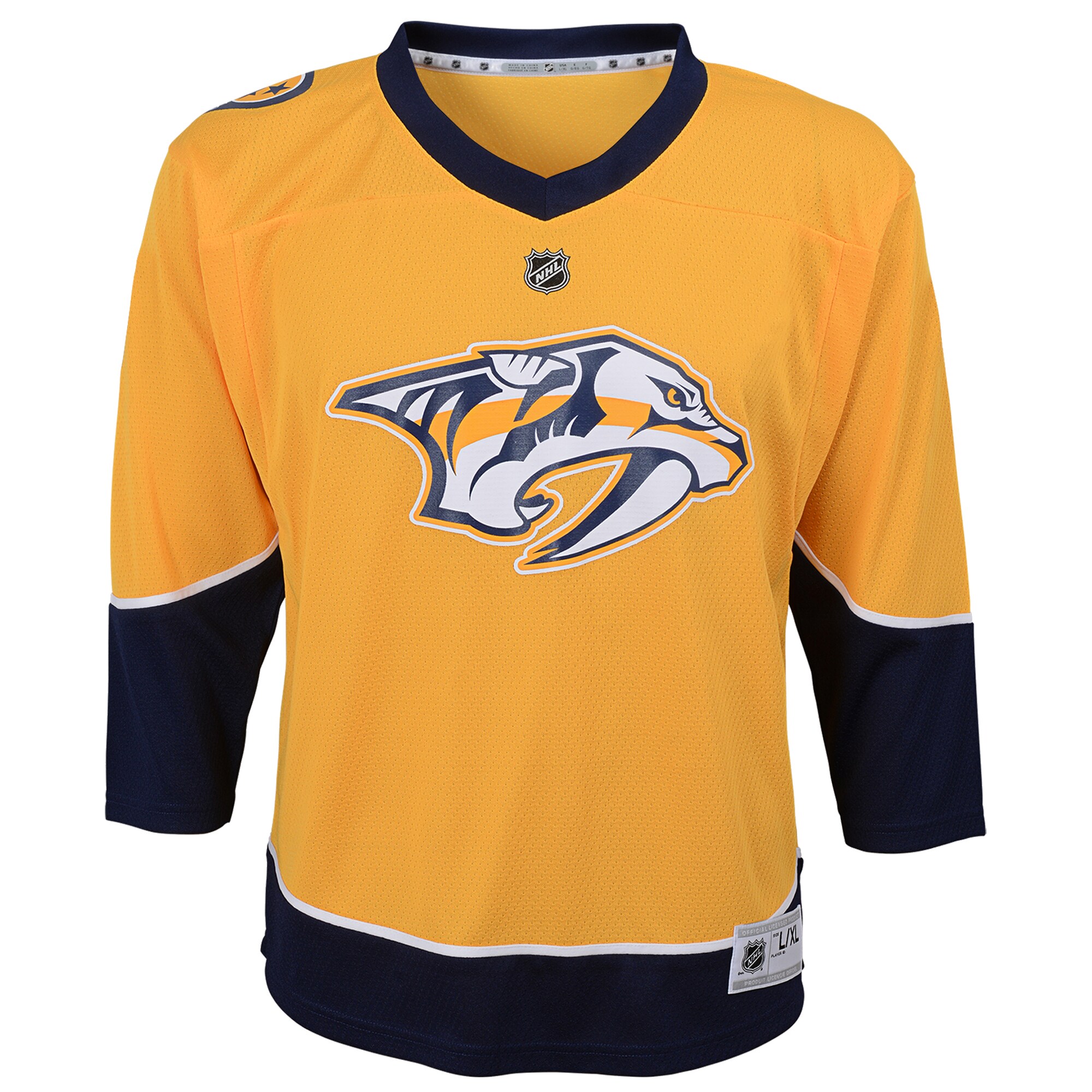Nashville Predators Gold Home Custom NHL Jersey Youth