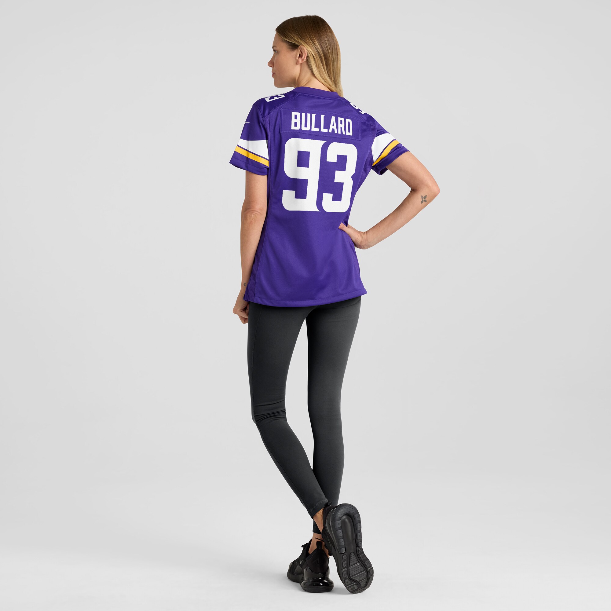 Minnesota Vikings Jonathan Bullard Purple Game Player NFL Jersey Women's