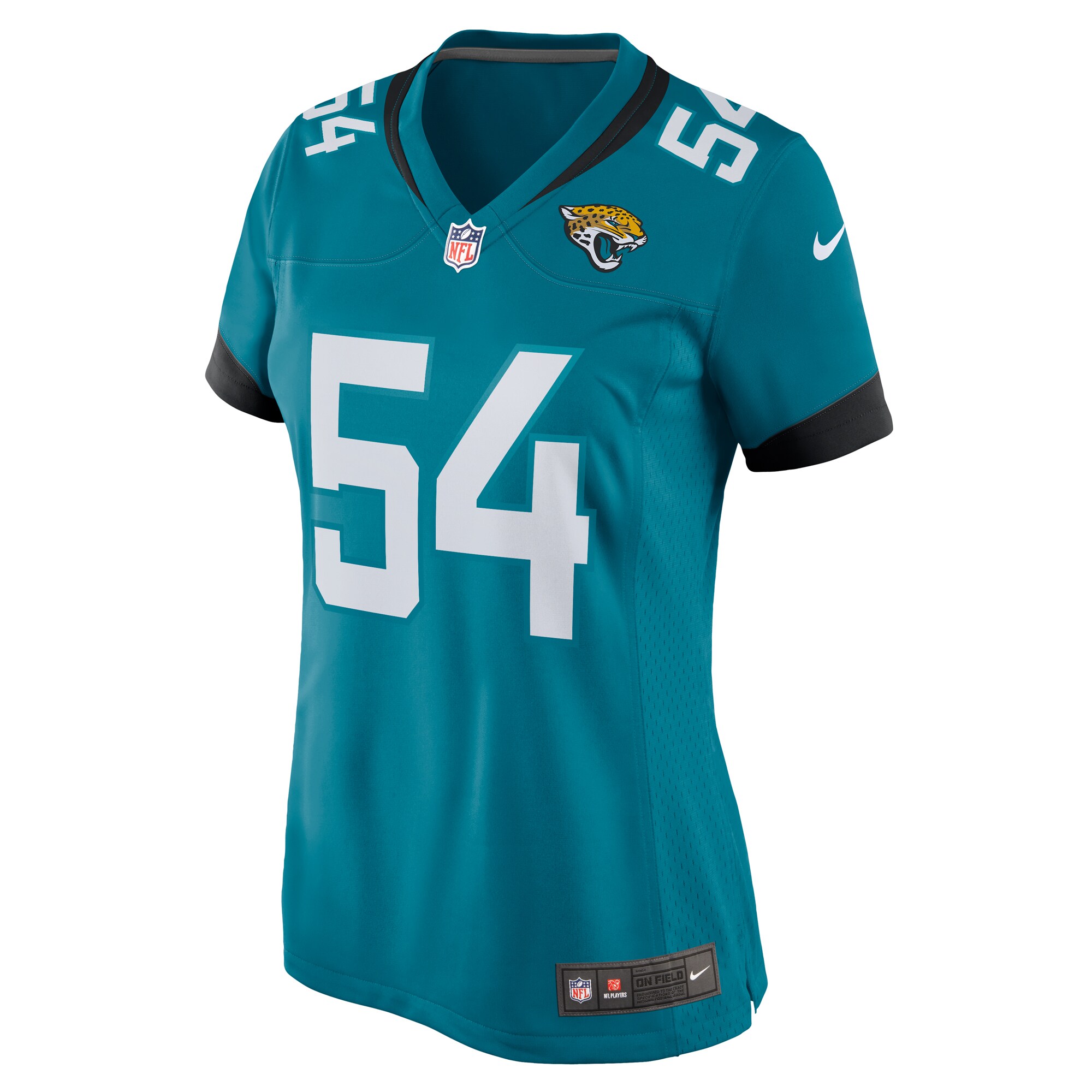 Jacksonville Jaguars DJ Coleman Teal Game NFL Jersey Women's