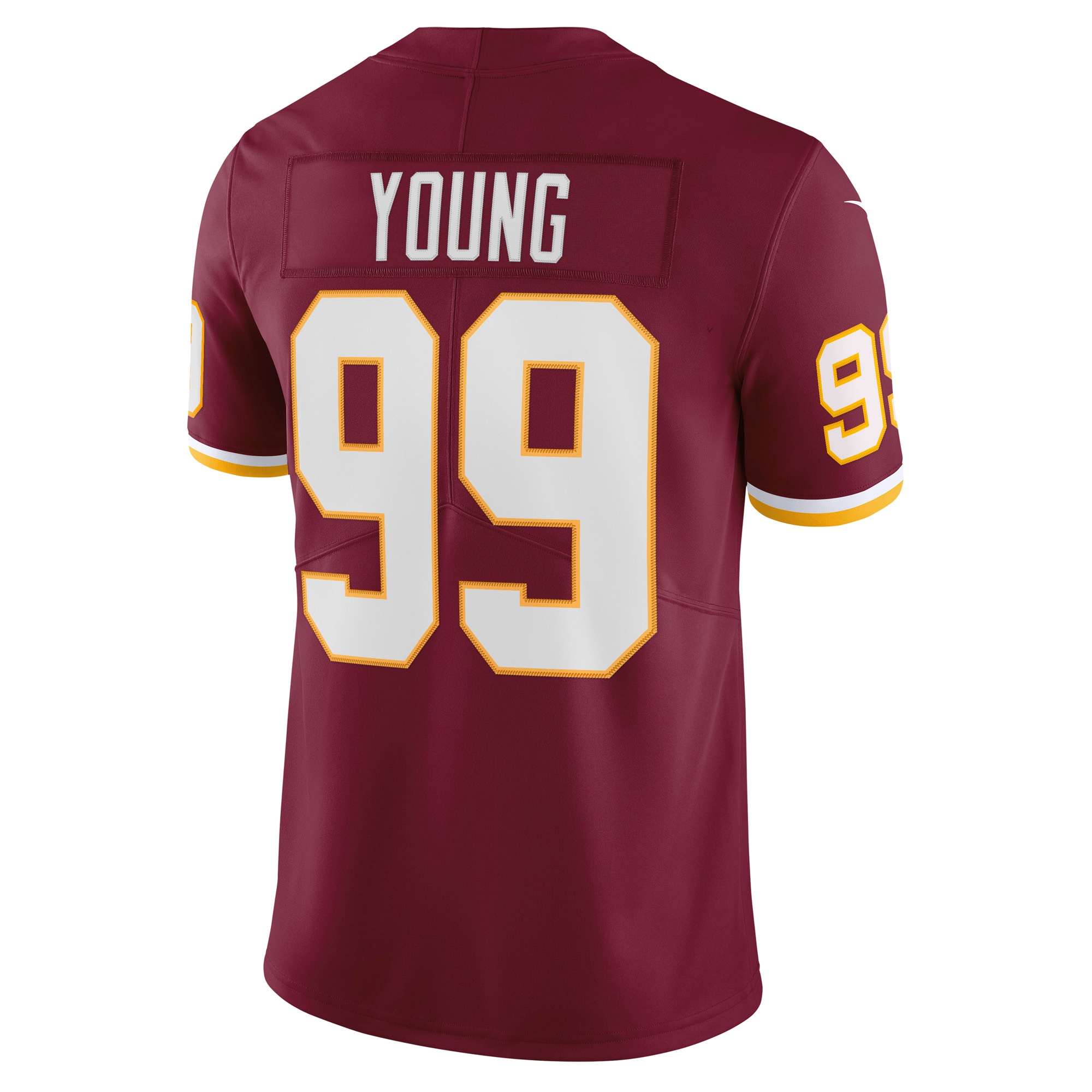 Washington Commanders Team Chase Young Burgundy Vapor Limited NFL Jersey Men's