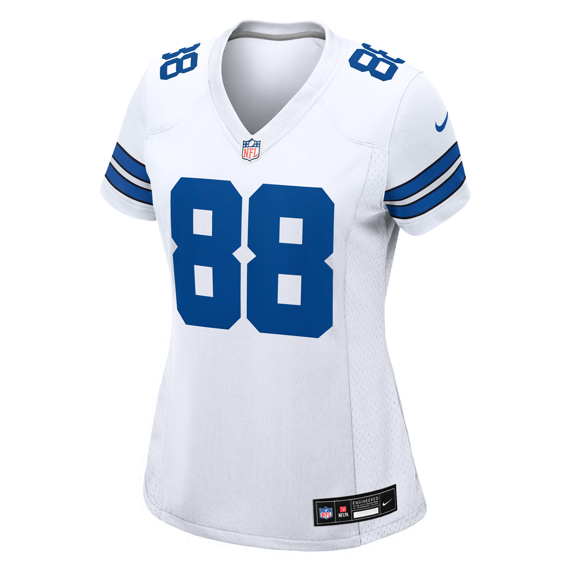Dallas Cowboys CeeDee Lamb White Game NFL Jersey Women's