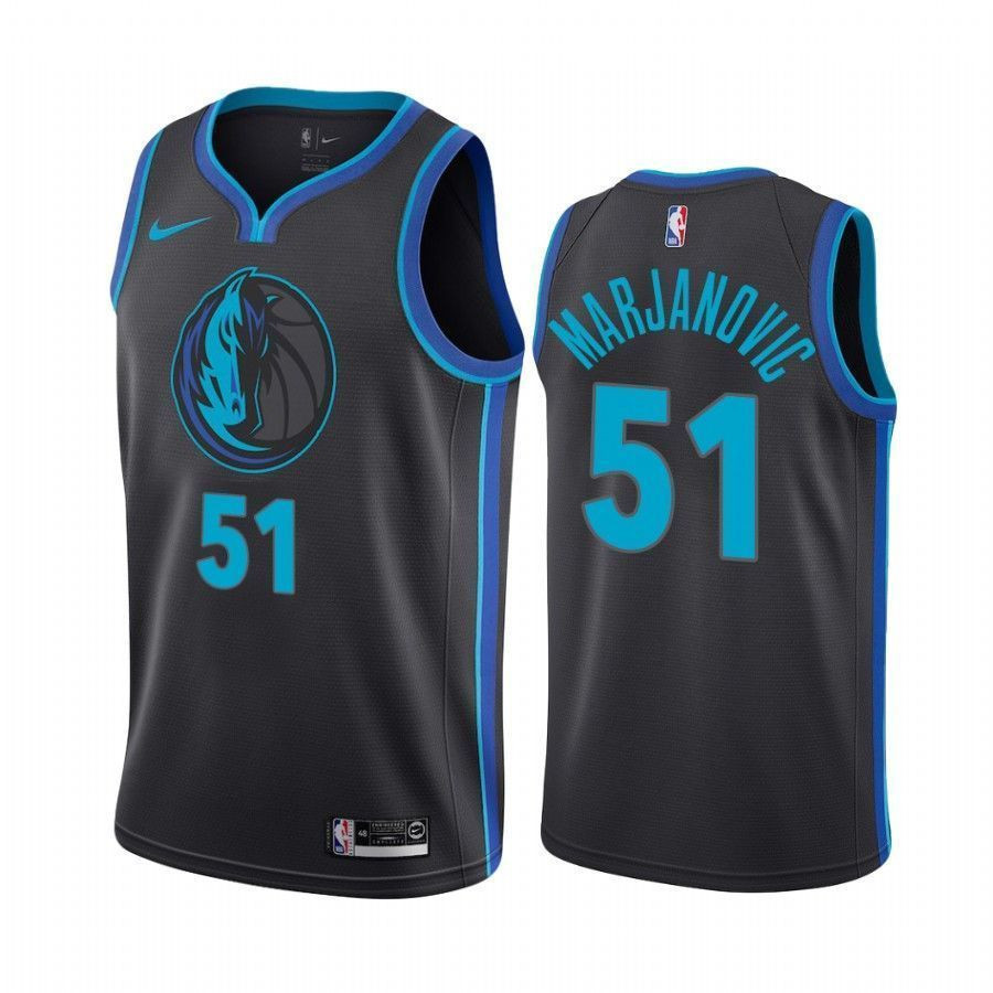Dallas Mavericks Boban Marjanovic 51 City NBA Jersey Men's