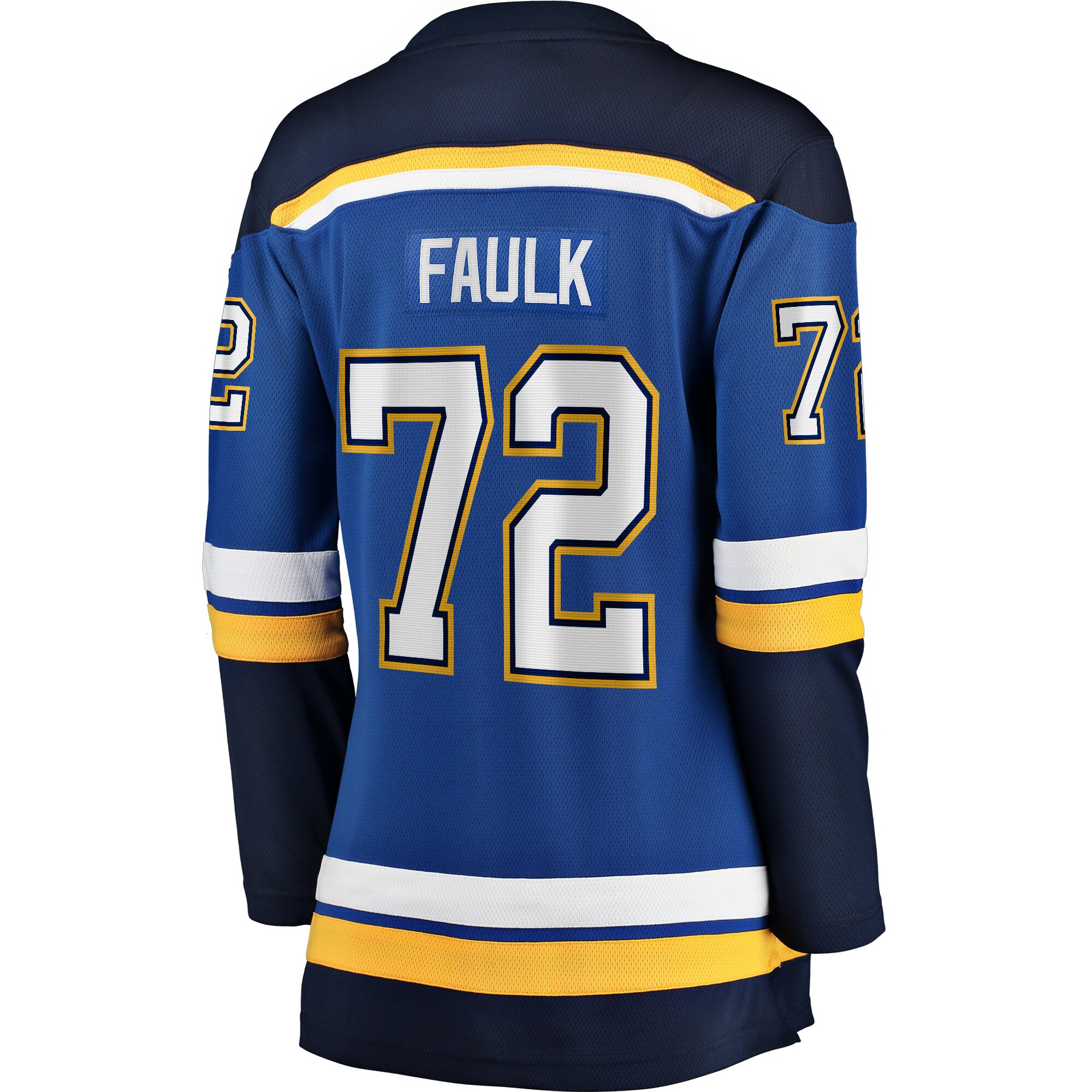St. Louis Blues Justin Faulk Blue Home Breakaway Player NHL Jersey Women's