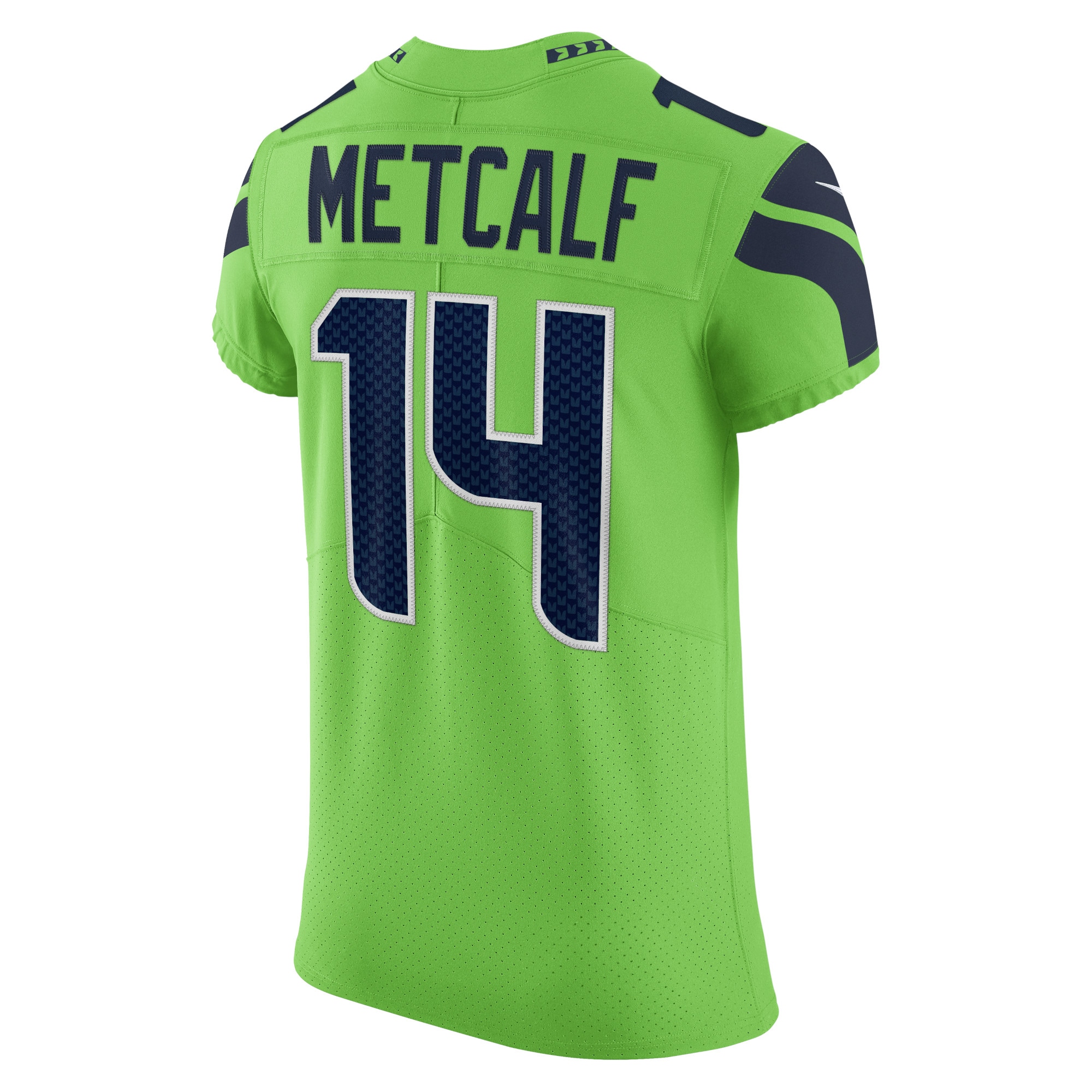 Seattle Seahawks DK Metcalf Neon Green Alternate Vapor Elite Player NFL Jersey Men's