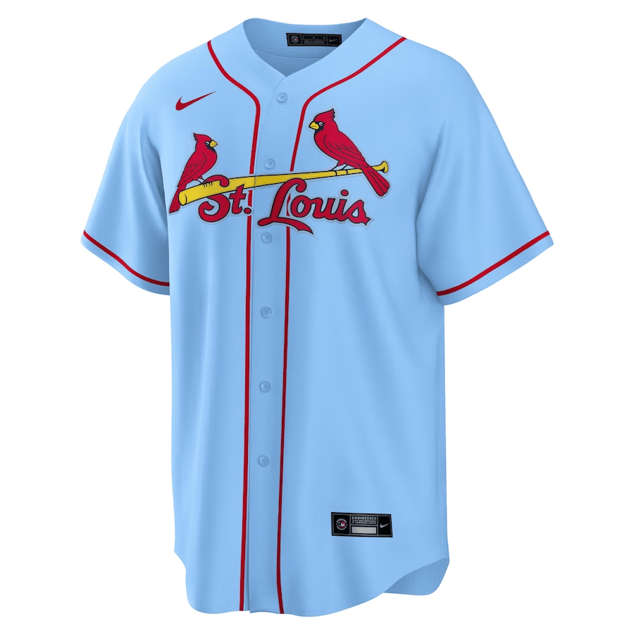 St. Louis Cardinals Alternate Light Blue MLB Jersey Men's