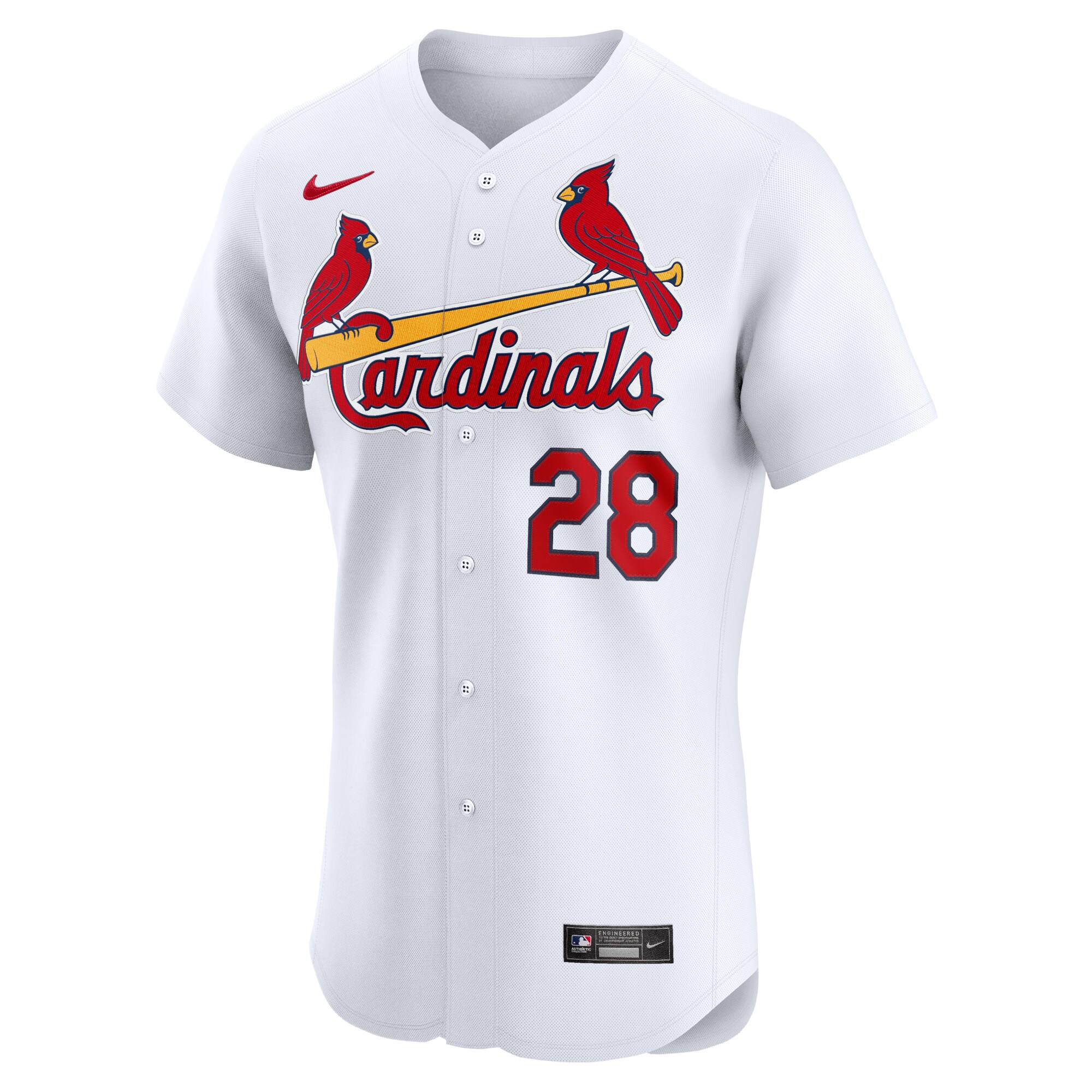 St. Louis Cardinals Nolan Arenado White Home Elite Player MLB Jersey Men's
